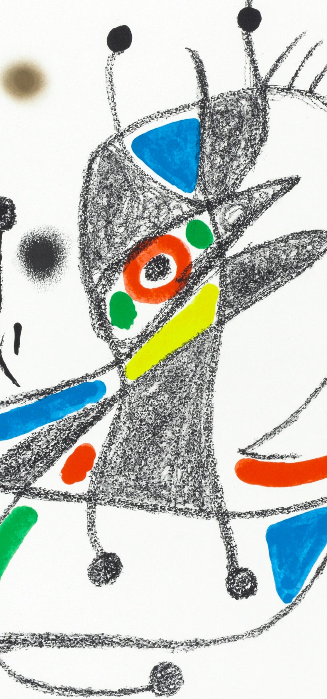 Komposition (Cramer 211; Mourlot 1051-1072) – Print von Joan Miró