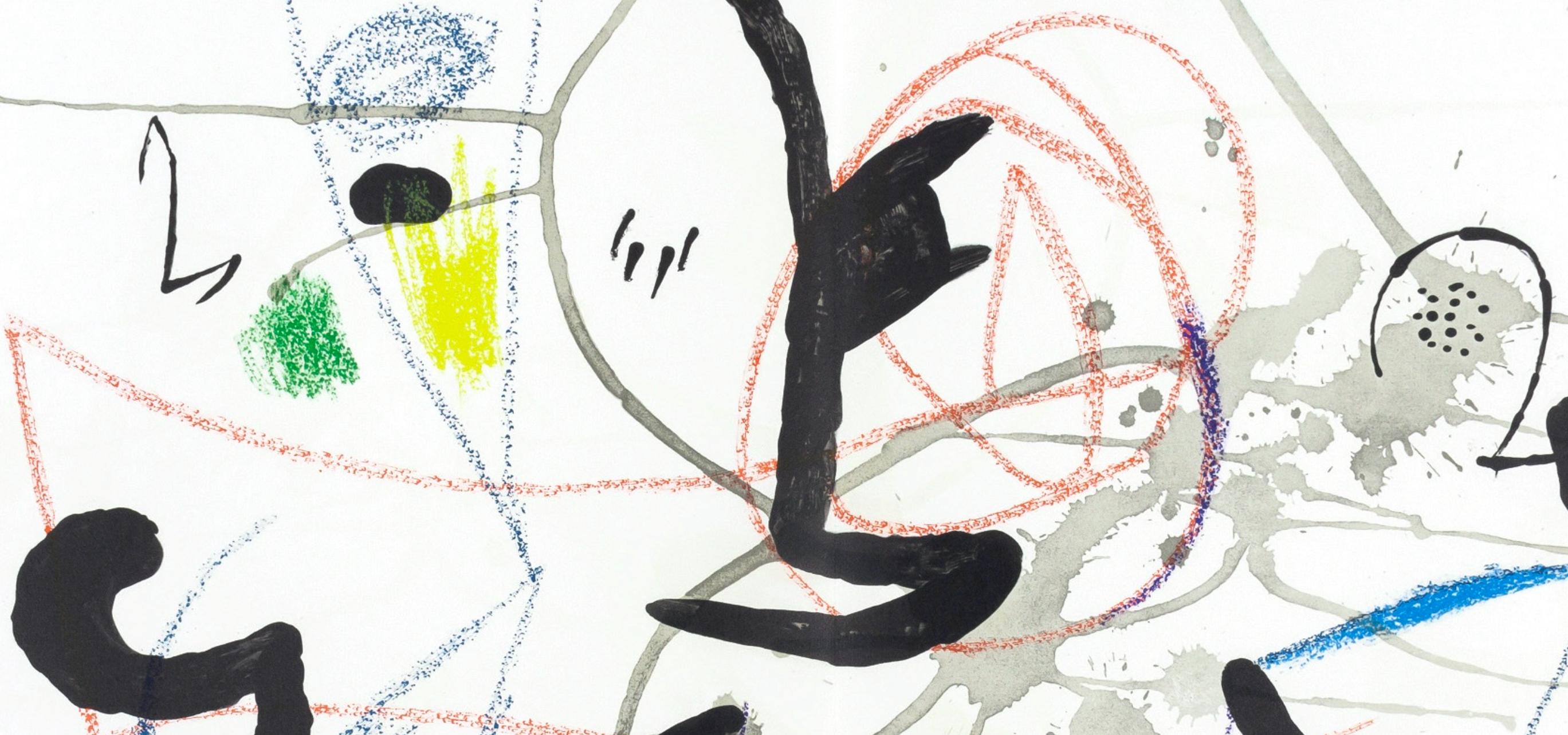 Composition (Cramer 211 ; Mourlot 1051-1072) - Print de Joan Miró