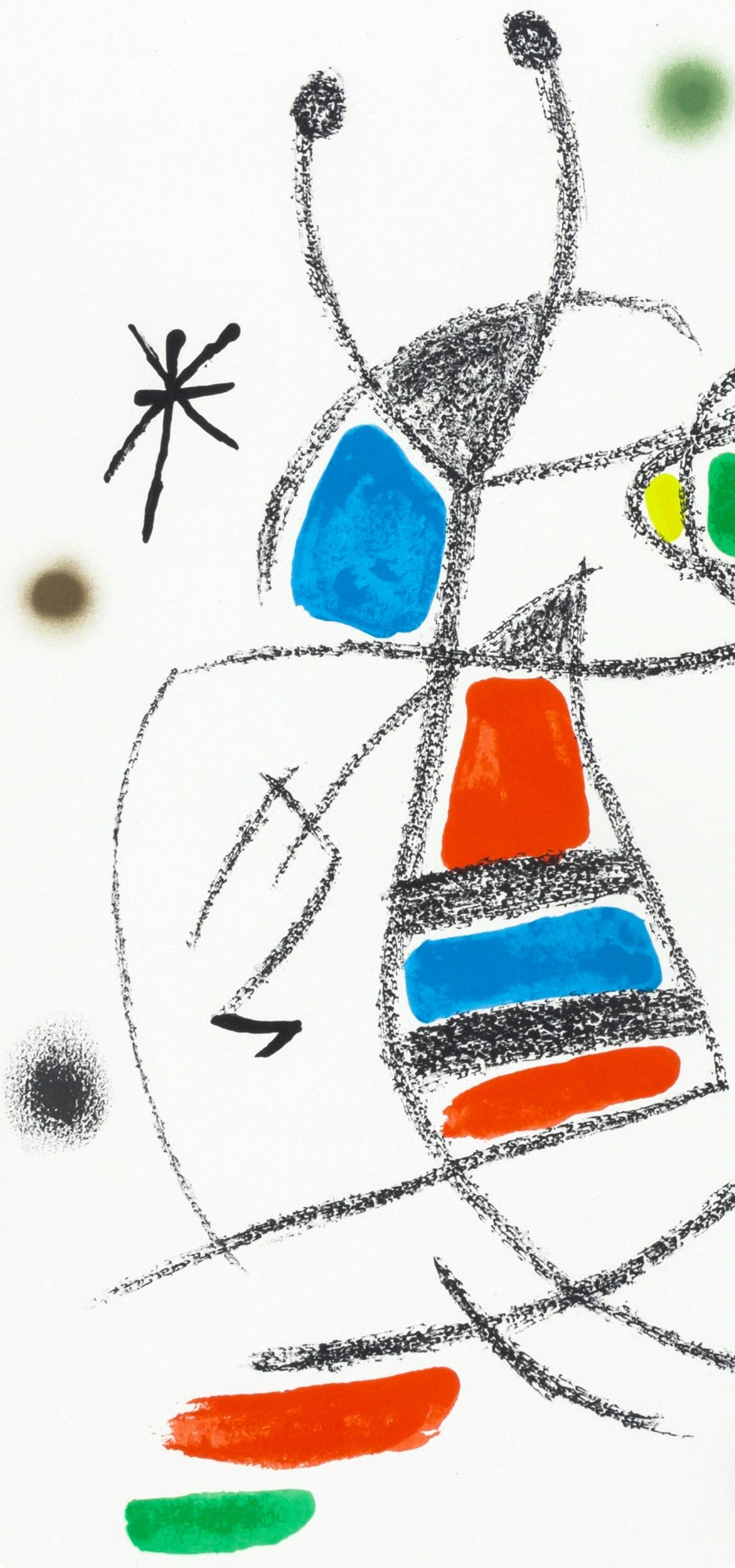 Komposition (Cramer 211; Mourlot 1051-1072) (Surrealismus), Print, von Joan Miró