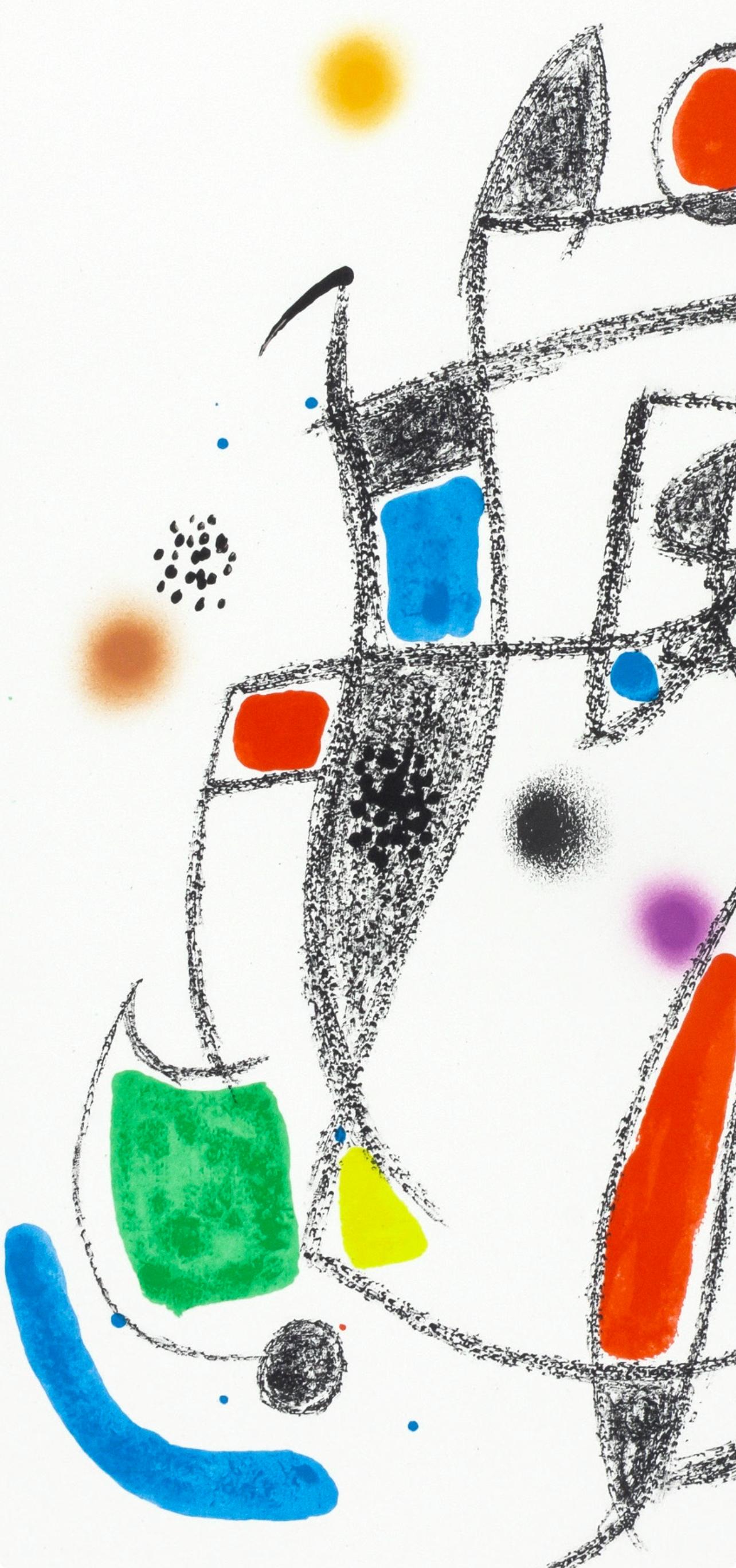 Komposition (Cramer 211; Mourlot 1051-1072) (Surrealismus), Print, von Joan Miró