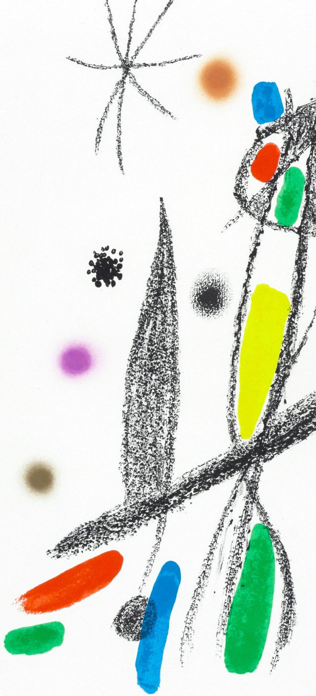 Komposition (Cramer 211; Mourlot 1051-1072) (Surrealismus), Print, von Joan Miró