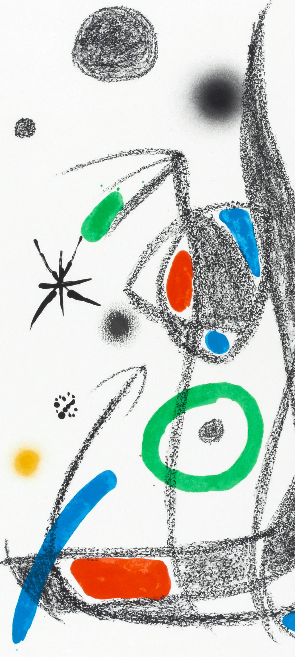 Komposition (Cramer 211; Mourlot 1051-1072) (Surrealismus), Print, von Joan Miró