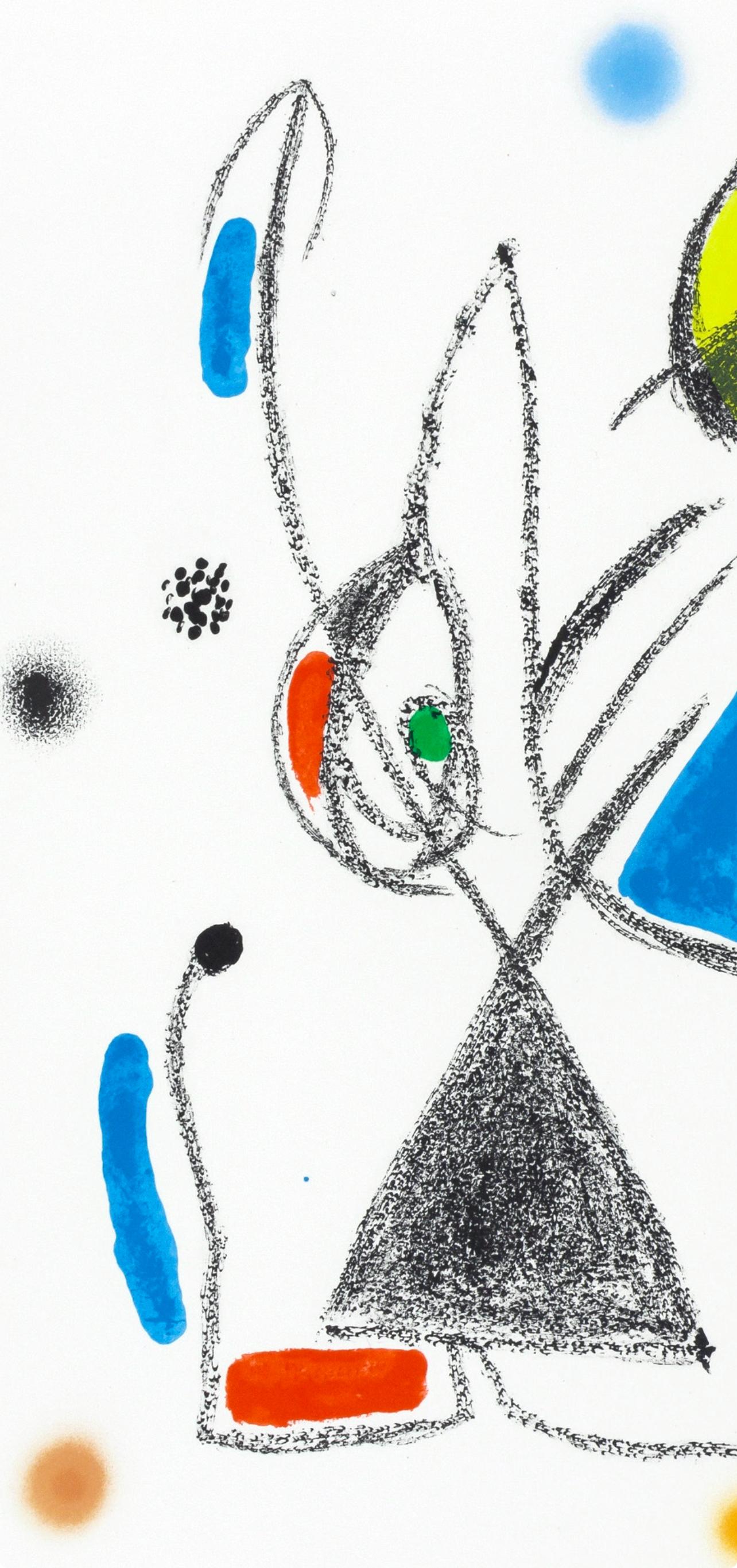 Komposition (Cramer 211; Mourlot 1051-1072) (Surrealismus), Print, von Joan Miró