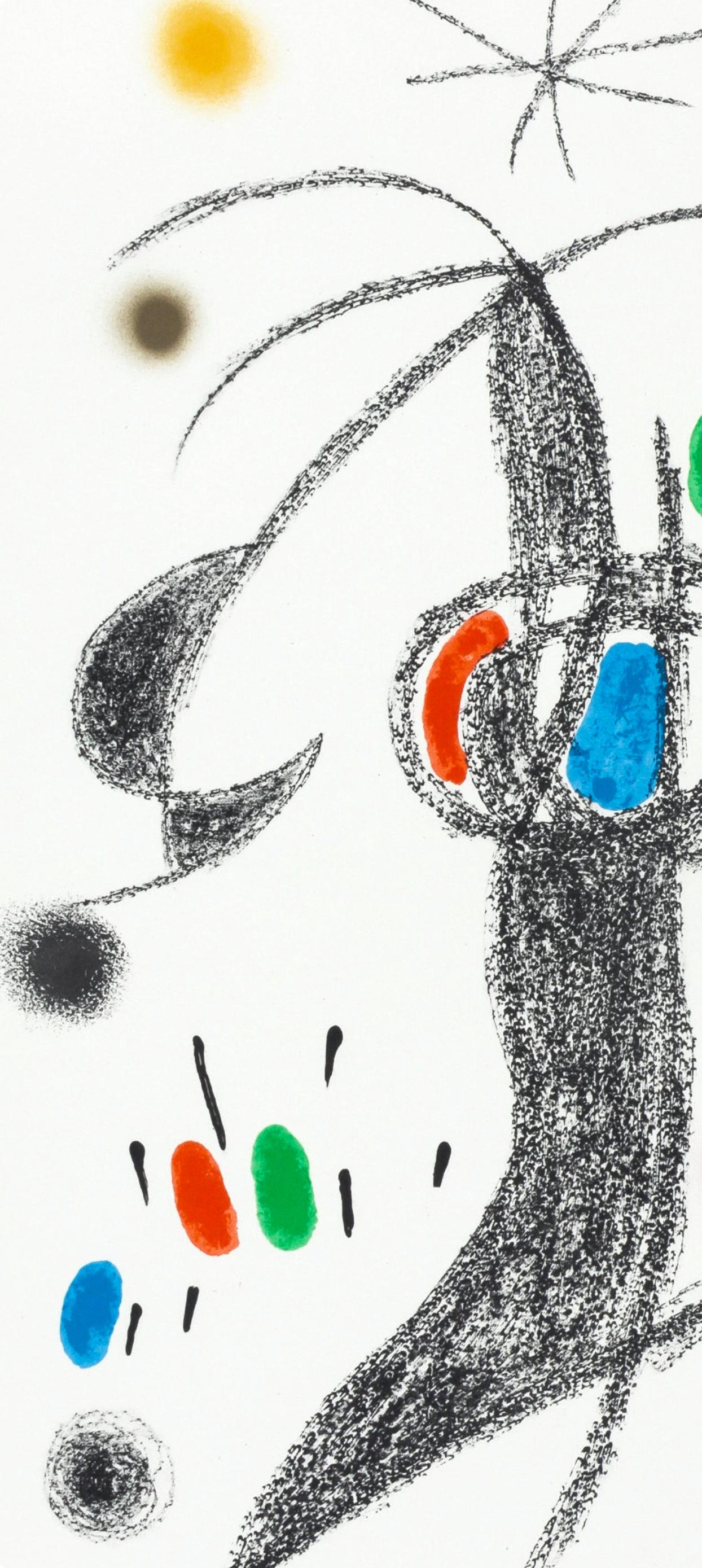 Komposition (Cramer 211; Mourlot 1051-1072) (Surrealismus), Print, von Joan Miró