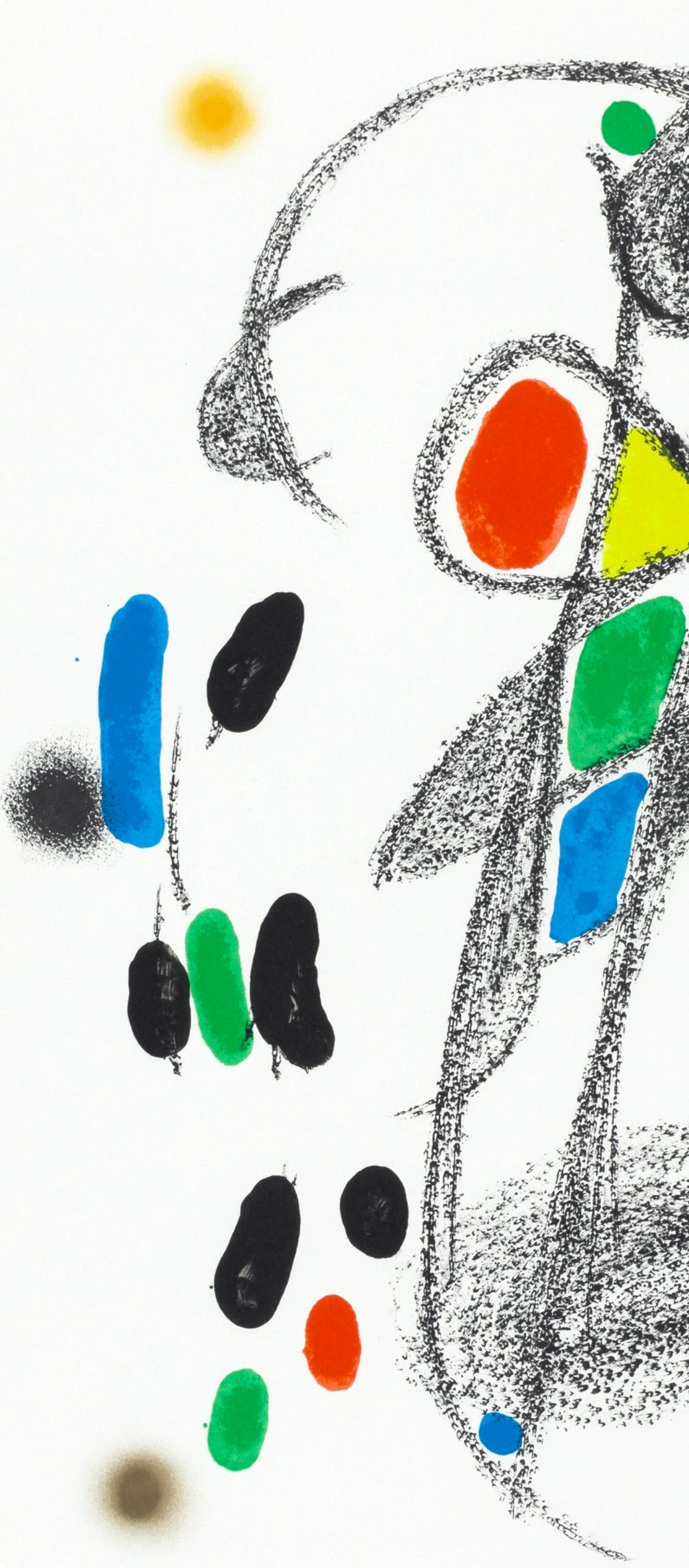 Komposition (Cramer 211; Mourlot 1051-1072) (Surrealismus), Print, von Joan Miró