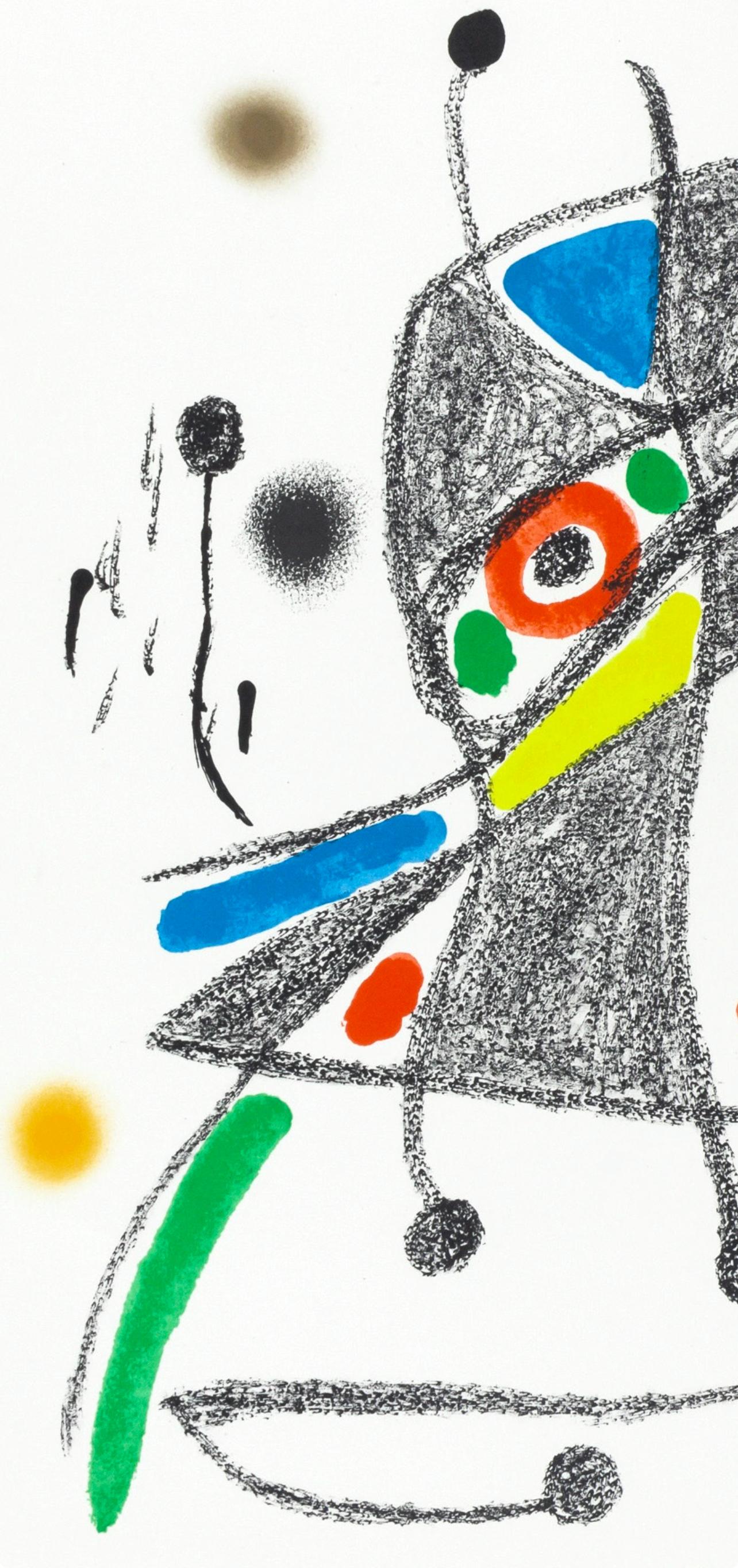 Komposition (Cramer 211; Mourlot 1051-1072) (Surrealismus), Print, von Joan Miró