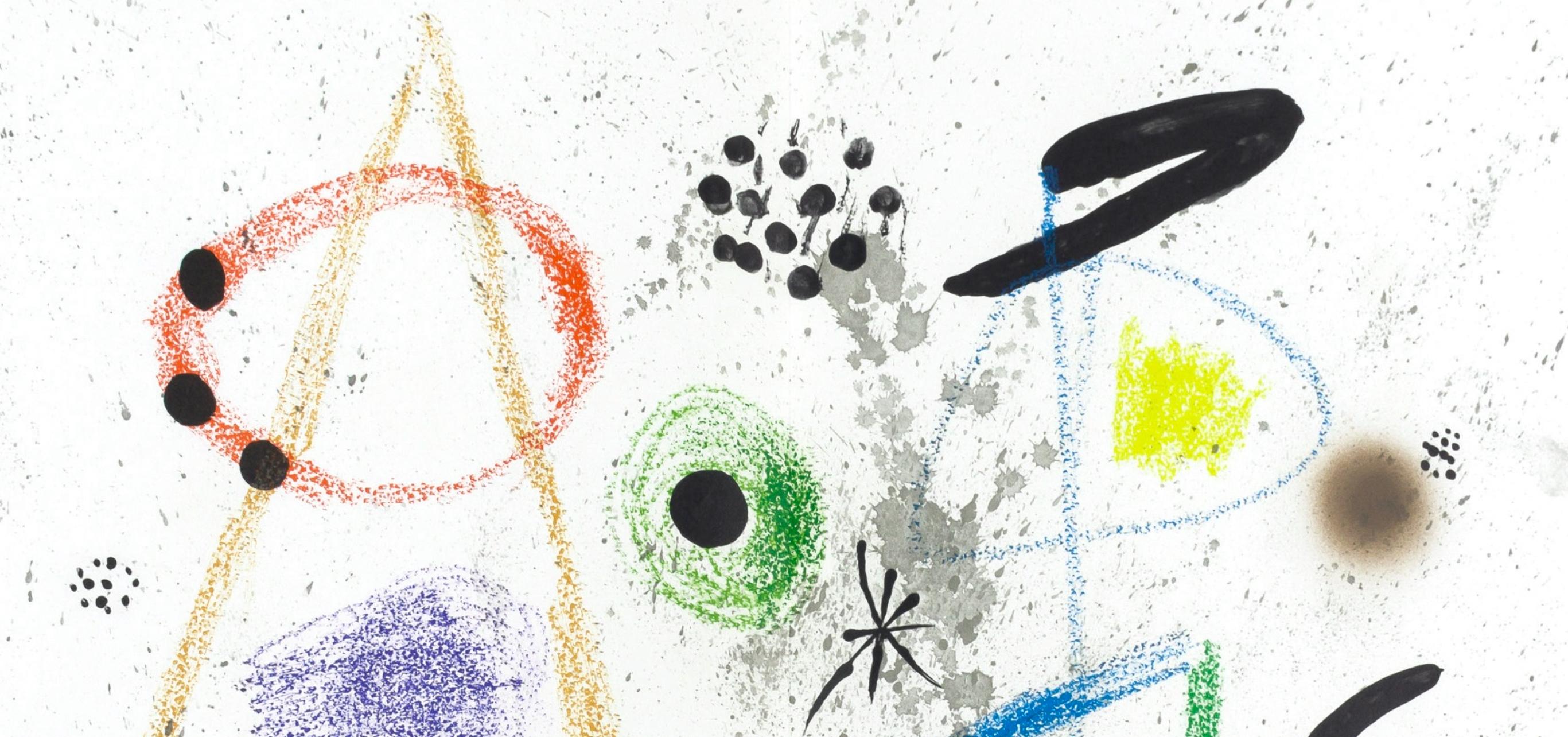 Komposition (Cramer 211; Mourlot 1051-1072) (Surrealismus), Print, von Joan Miró