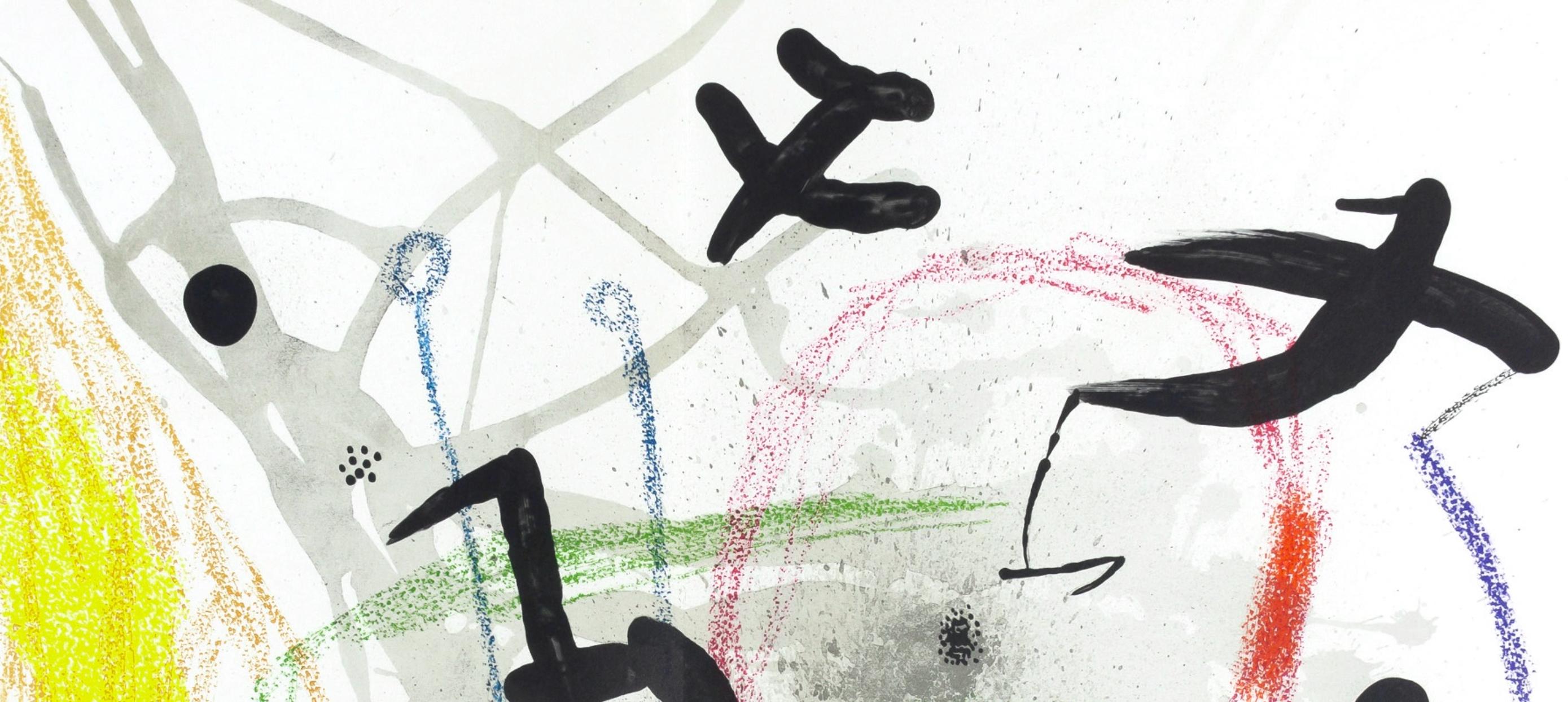 Komposition (Cramer 211; Mourlot 1051-1072) (Surrealismus), Print, von Joan Miró