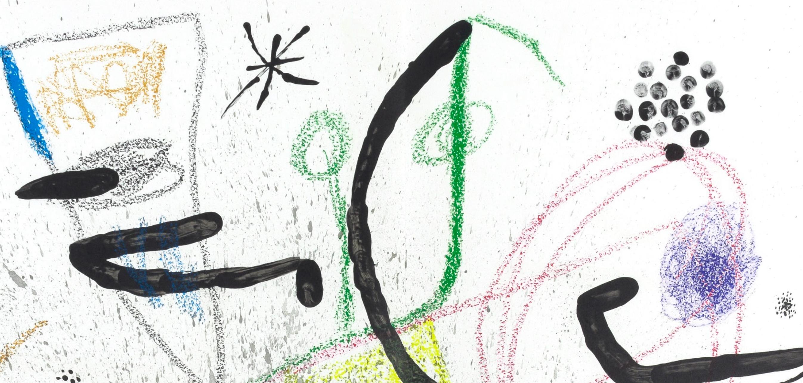 Composition (Cramer 211; Mourlot 1051-1072) - Surrealist Print by Joan Miró