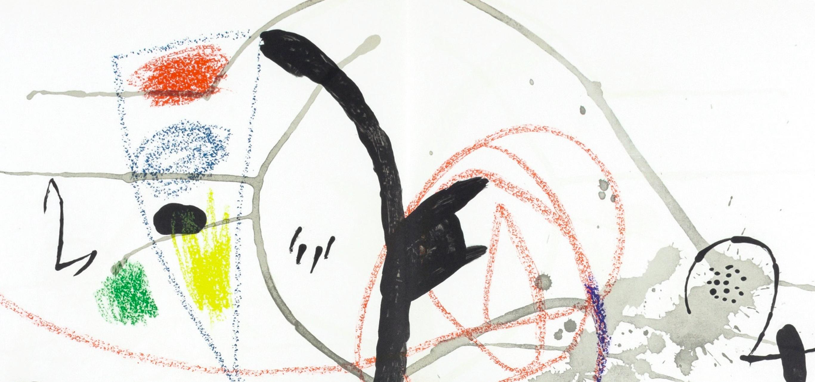 Composition (Cramer 211 ; Mourlot 1051-1072) - Surréalisme Print par Joan Miró