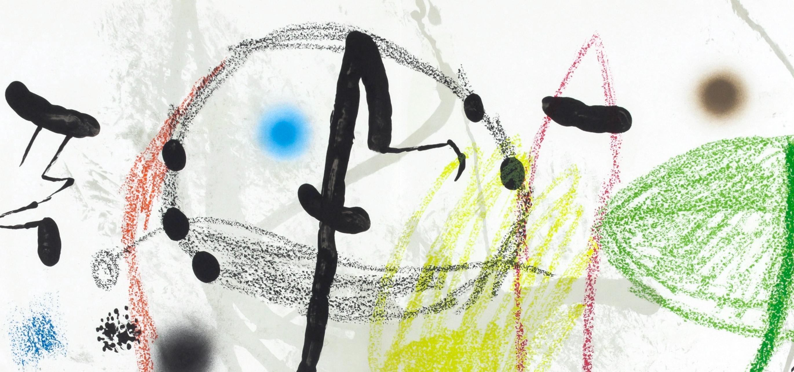 Komposition (Cramer 211; Mourlot 1051-1072) (Surrealismus), Print, von Joan Miró
