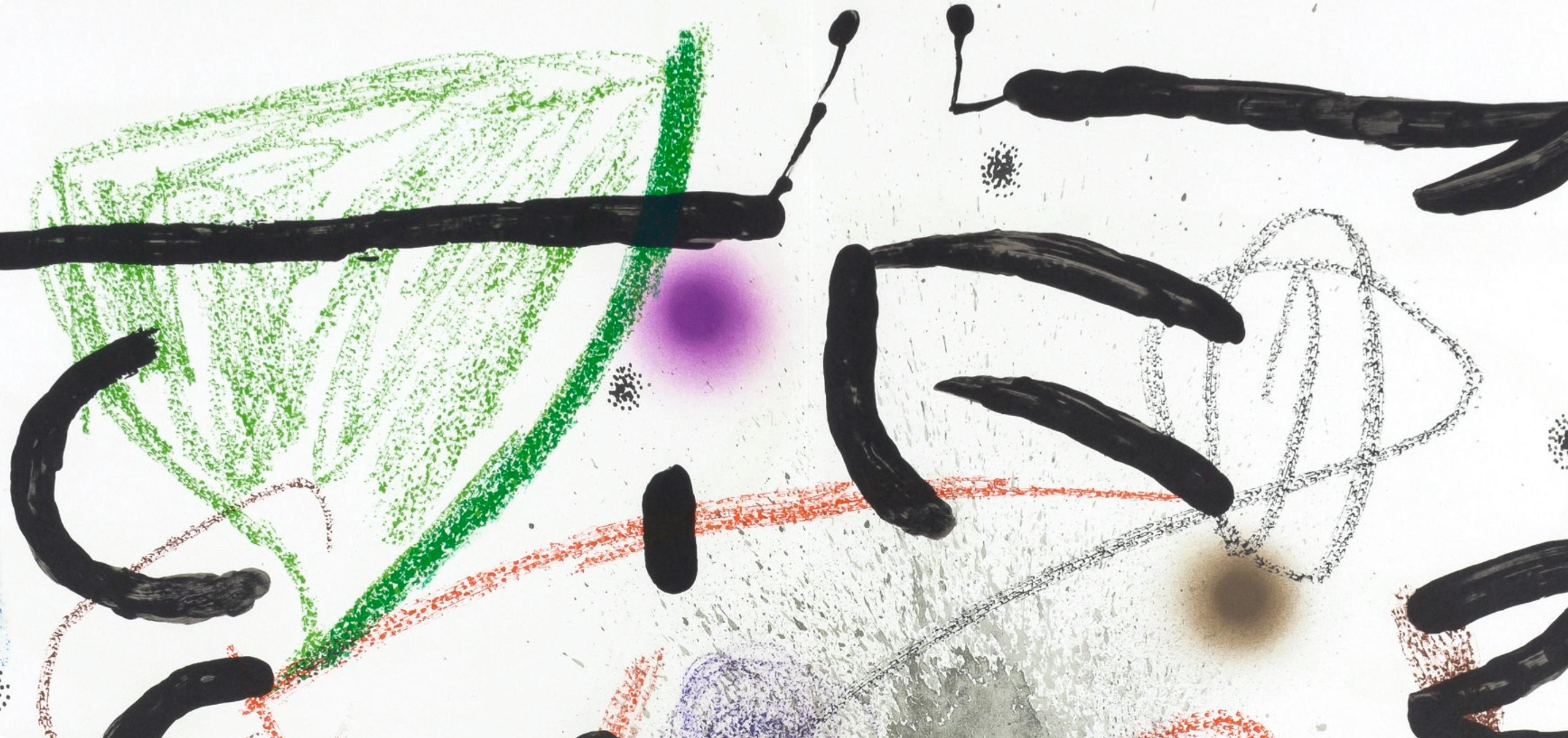 Komposition (Cramer 211; Mourlot 1051-1072) (Surrealismus), Print, von Joan Miró