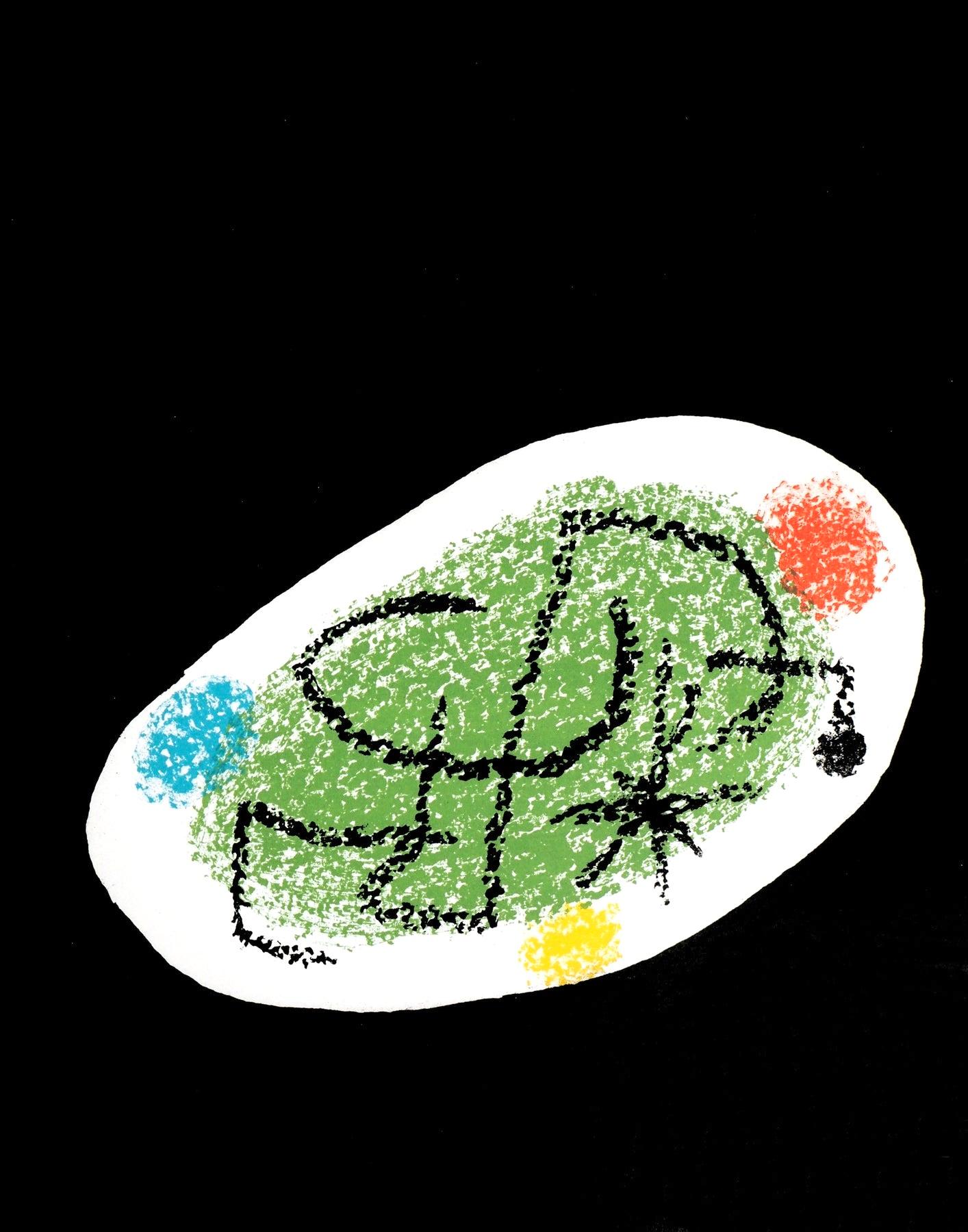 Composition (Cramer 22; Mourlot 515), Société internationale d'art XXe siècle - Surréalisme Print par Joan Miró