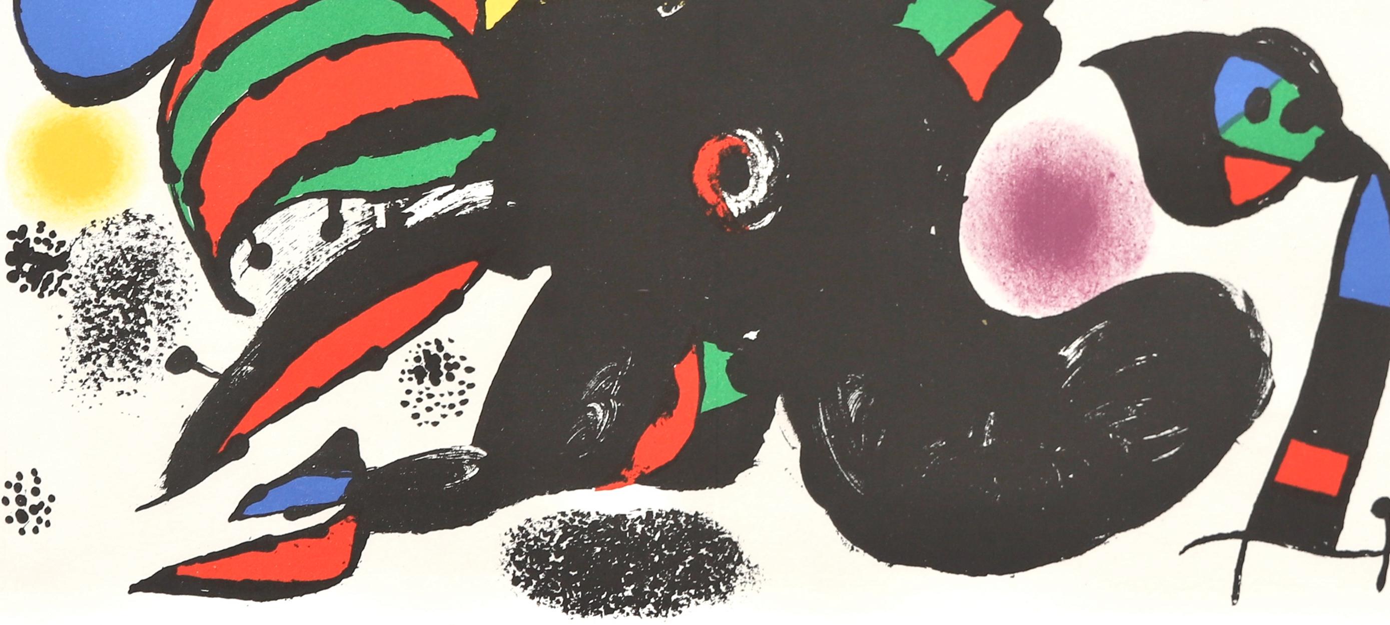 Composition (Cramer 222; Mourlot 1107), Société internationale d'art XXe siècle - Black Landscape Print by Joan Miró