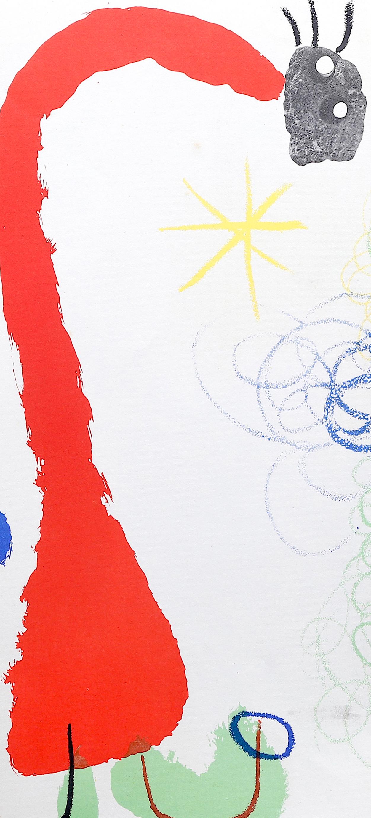 Komposition (Cramer 23), Derrière le miroir (Surrealismus), Print, von Joan Miró