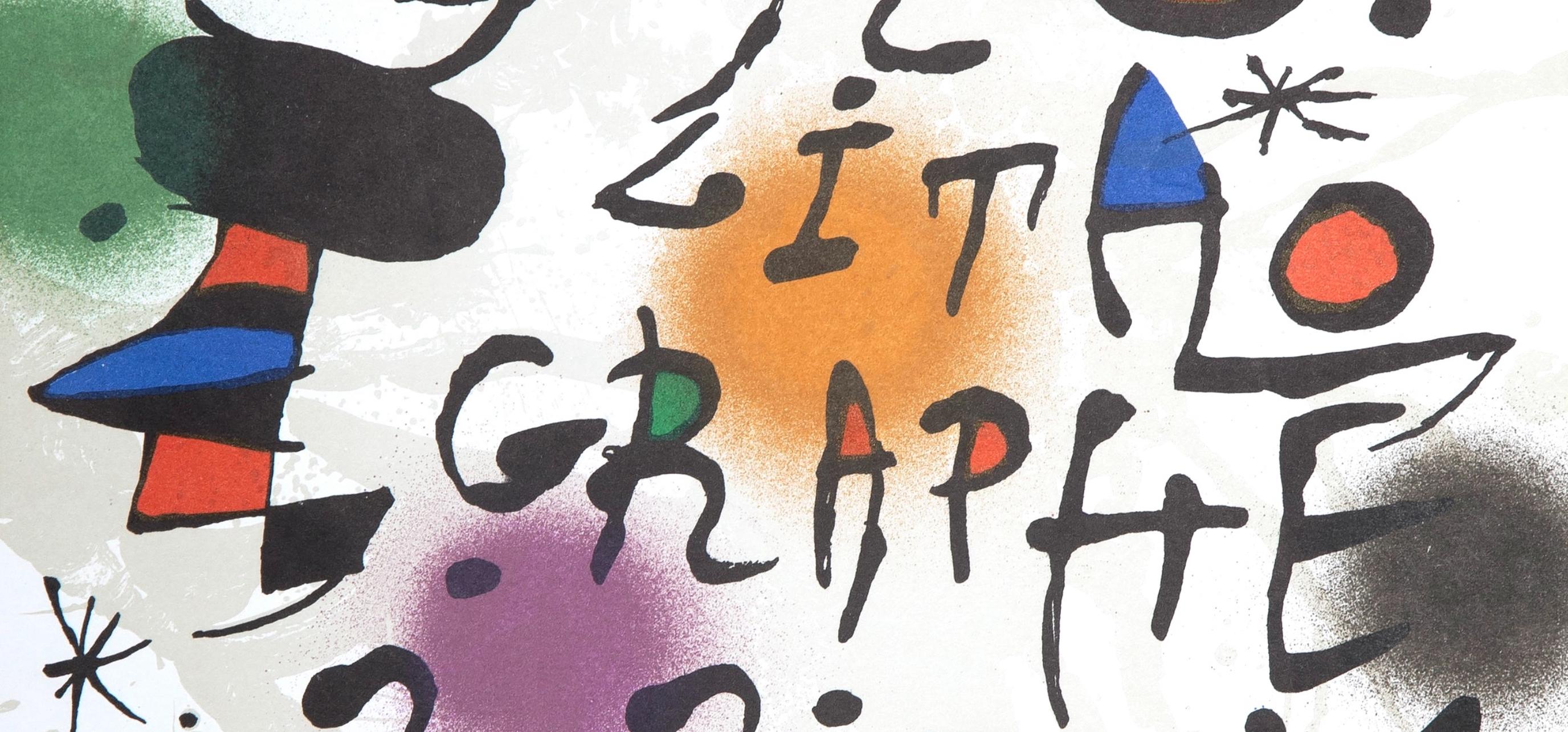 Komposition (Cramer 230; Mourlot 1112), Joan Miró Lithographien im Angebot 2