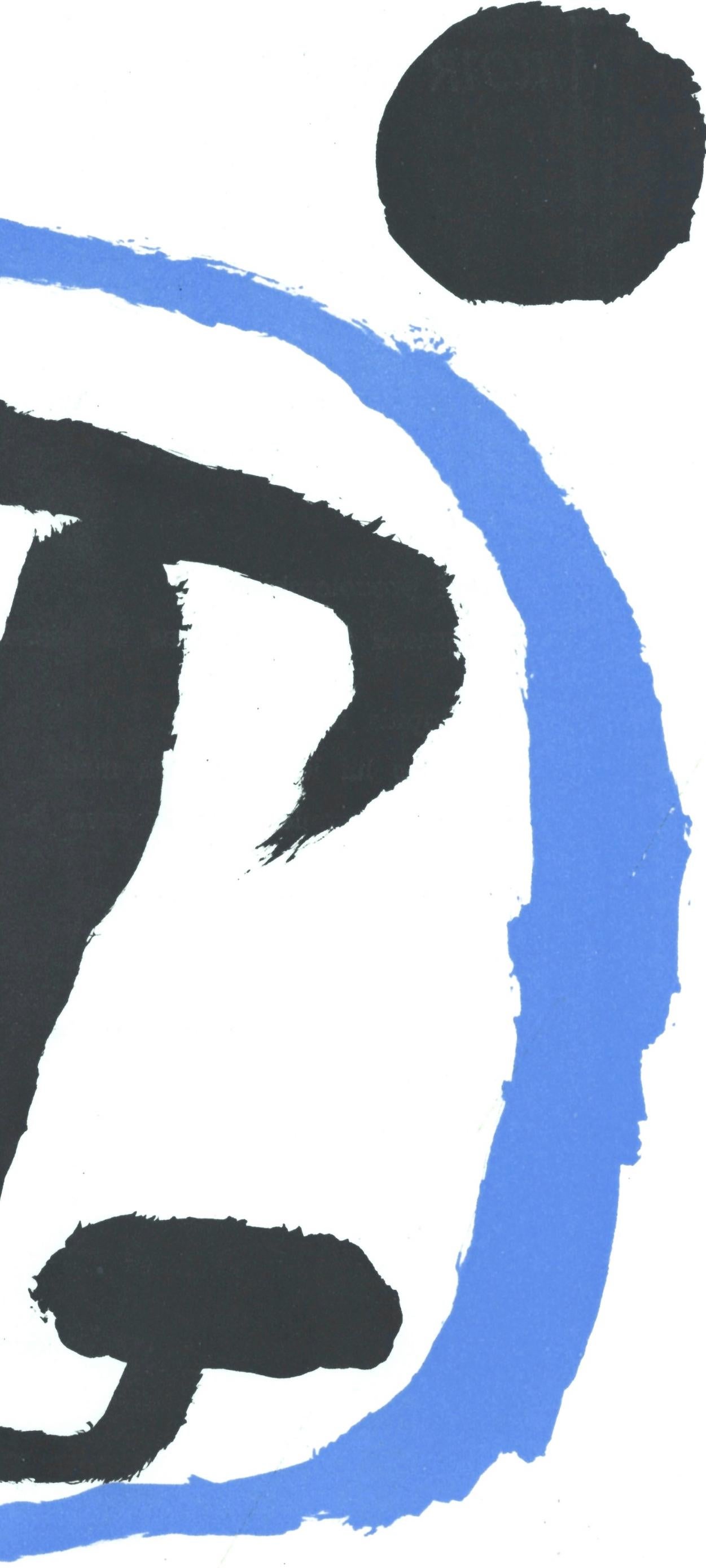 Komposition (Cramer 34), Derrière le miroir (Surrealismus), Print, von Joan Miró