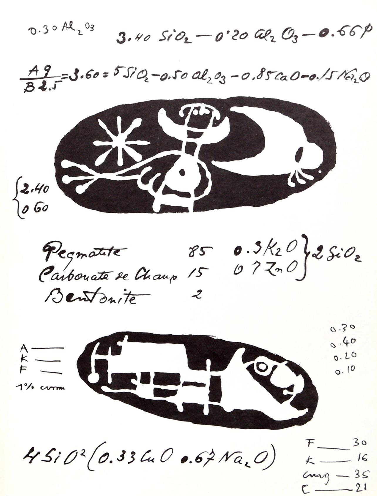 Composition (Cramer 34), Derrière le miroir - Surréalisme Print par Joan Miró