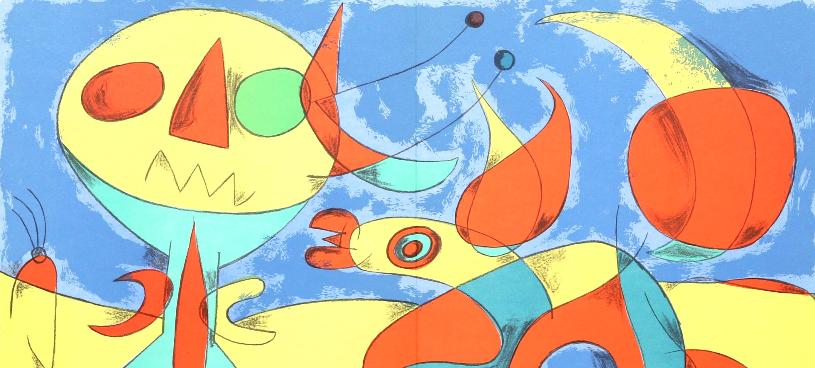 Composition (Cramer 34), Derrière le miroir - Surréalisme Print par Joan Miró