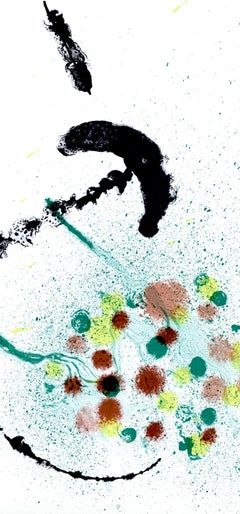 Joan Miro, The Woman in the Night, from Derriere le miroir, 1963