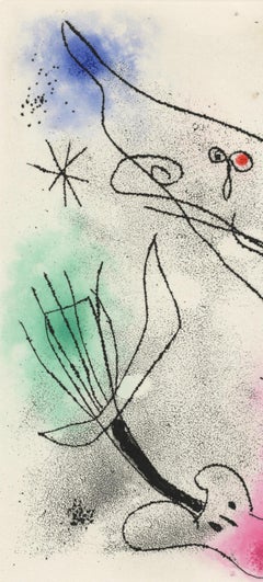 Composition (Dupin 119), Feuilles éparses, Joan Miró