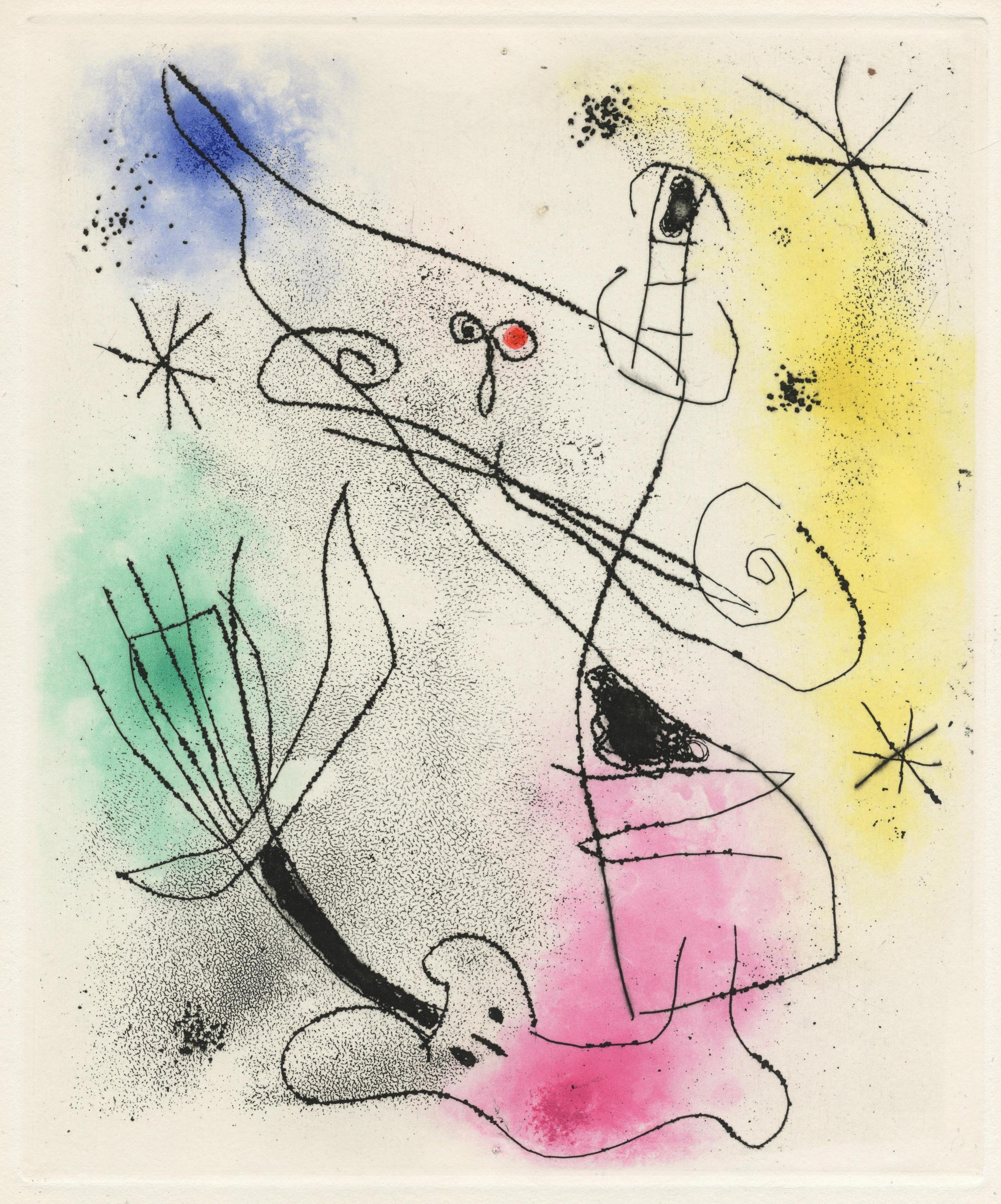 Composition (Dupin 119), Feuilles éparses, Joan Miró For Sale 4