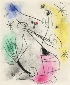 Composition (Dupin 119), Feuilles éparses, Joan Miró