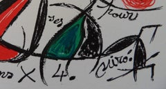 Composition for Fernand - Original lithograph (Mourlot)