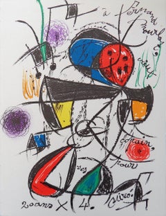 Composition for Fernand - Original lithograph (Mourlot)