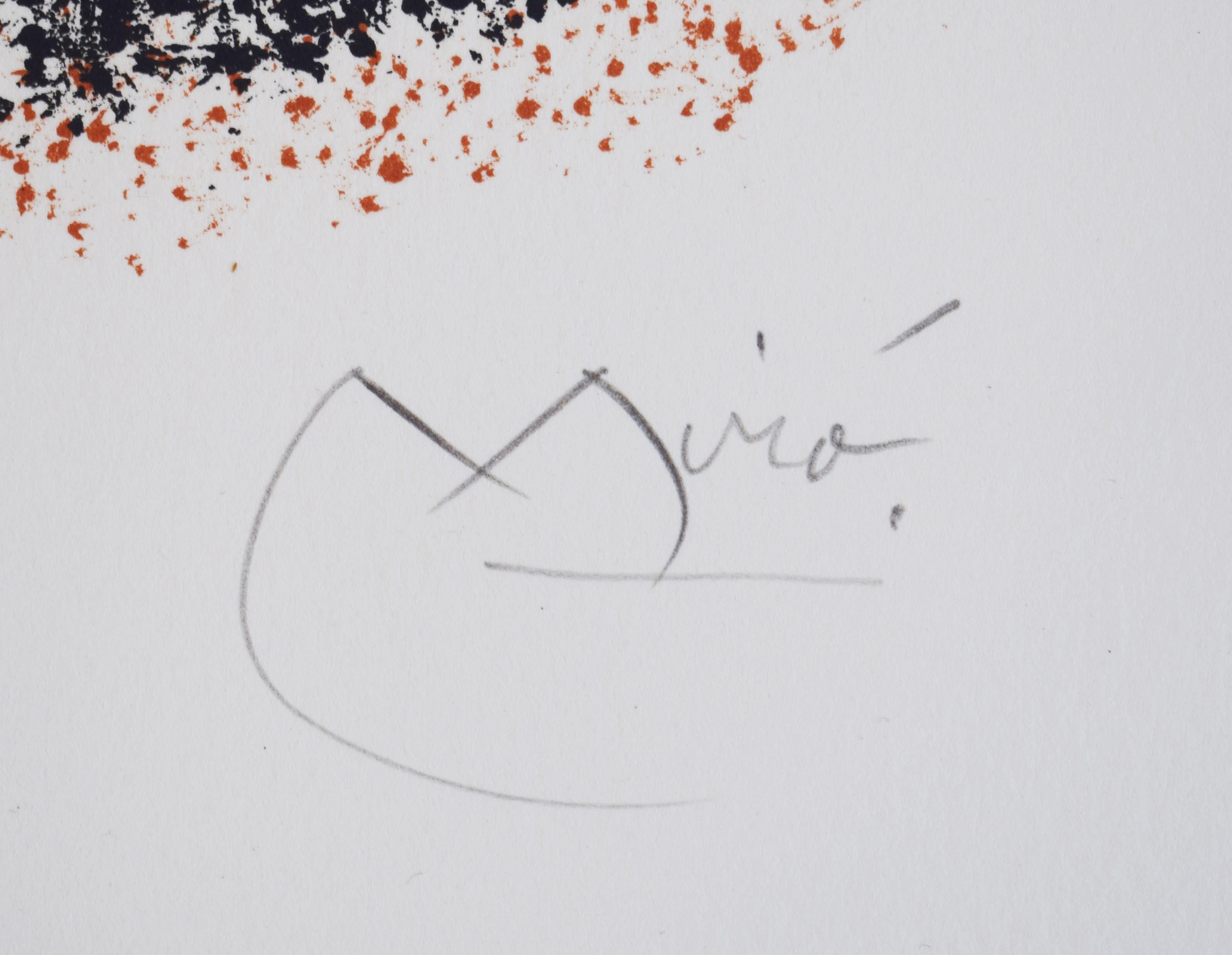 Composition II, from: Boxes  Cartones - Spanish Surrealism Boxes Abstract - Beige Abstract Print by Joan Miró
