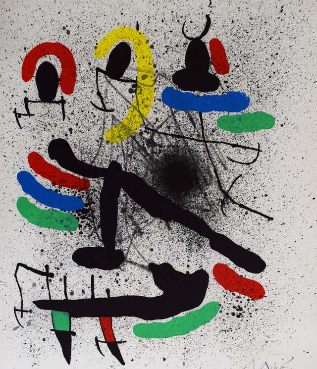 Abstract Fooled Joan Miró - Pierrot the Fool - Spanish Abstract Surrealism Cinema ...