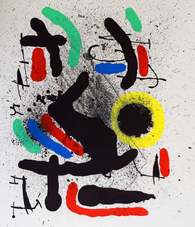 Abstract Fooled Joan Miró - Pierrot the Fool - Spanish Abstract Surrealism Cinema ...