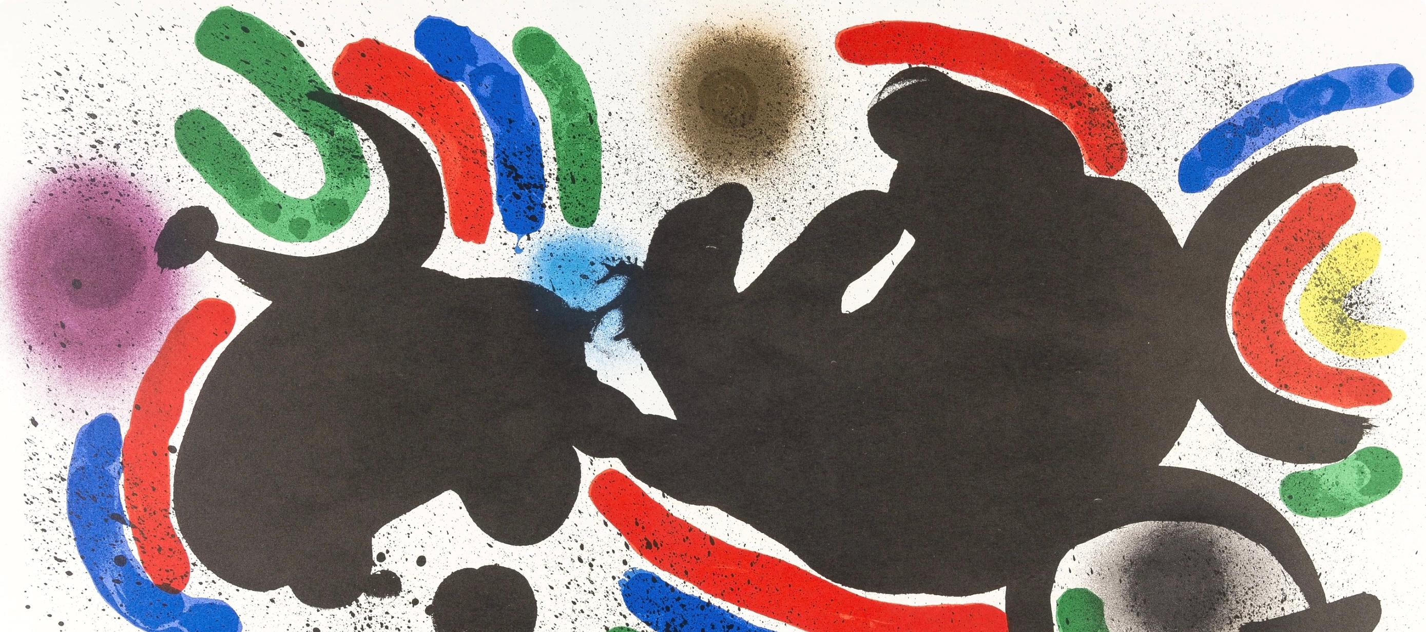 Composition IV (Cramer 160; Mourlot 860), Joan Miró Lithographs For Sale 1