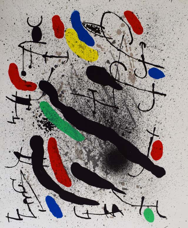 Abstract Fooled Joan Miró - Pierrot the Fool - Spanish Abstract Surrealism Cinema ...