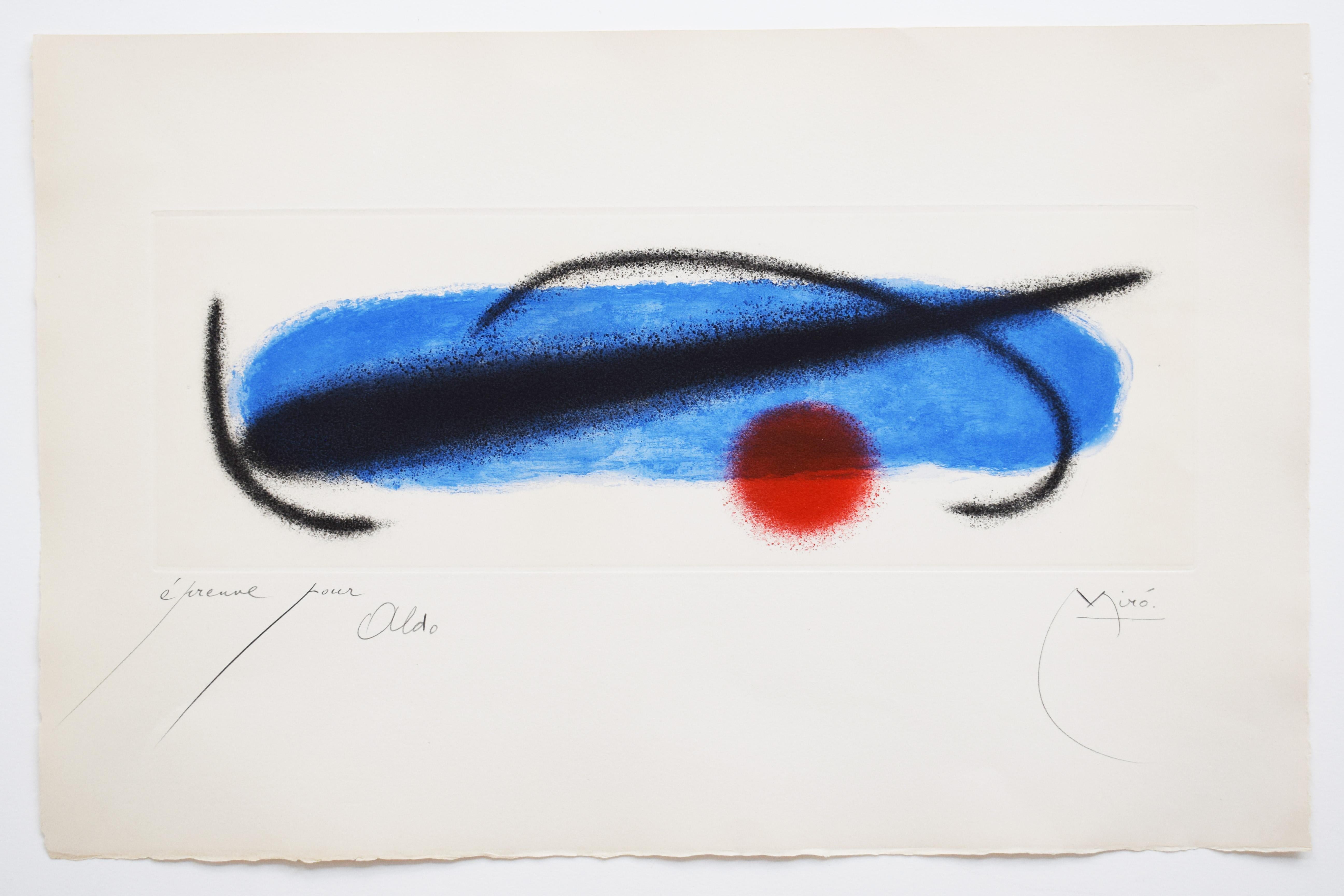 Composition IV, from: Rockets - Spanish Surrealism Abstract - Print by Joan Miró
