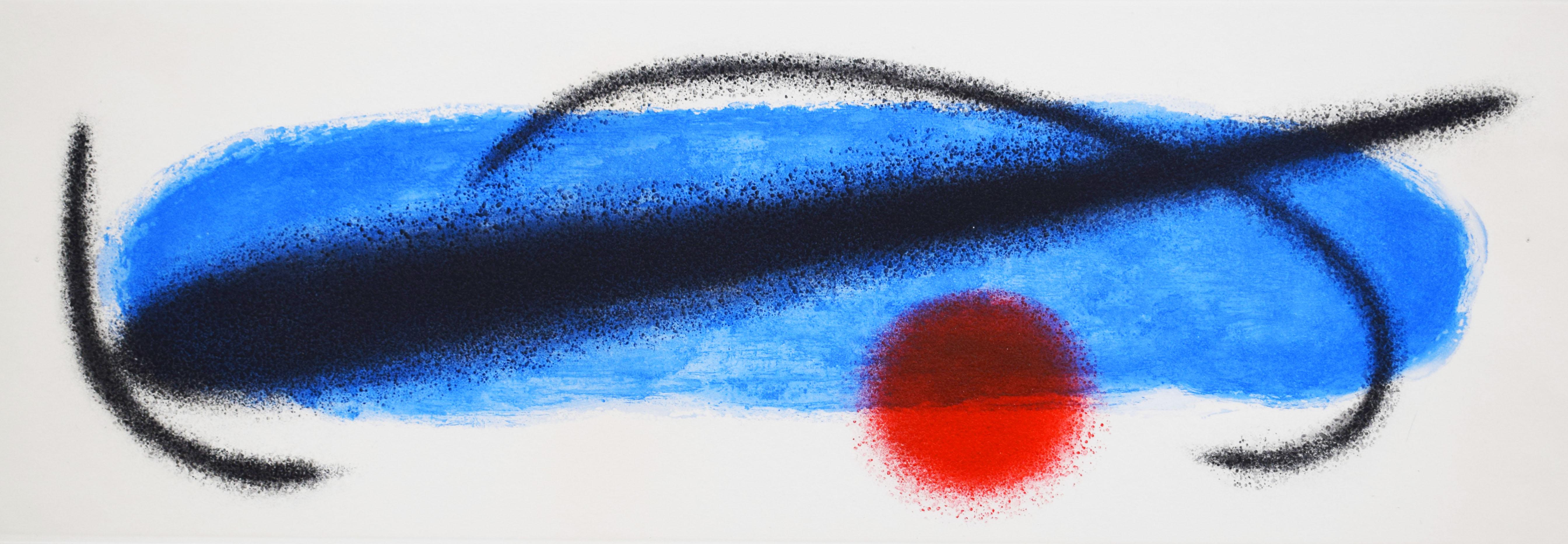 Joan Miró Abstract Print - Composition IV, from: Rockets - Spanish Surrealism Abstract