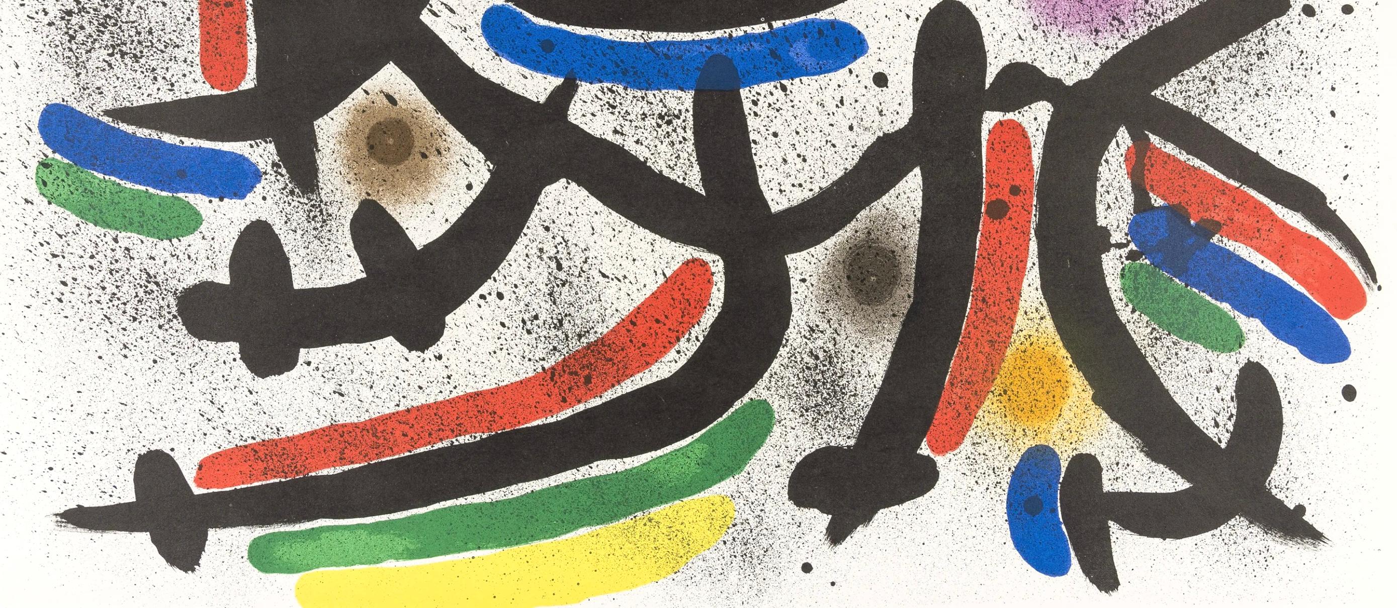 Composition IX (Cramer 160; Mourlot 865), Joan Miró Lithographs For Sale 1