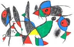 Composición IX (Cramer 198; Mourlot 1045), litografías de Joan Miró