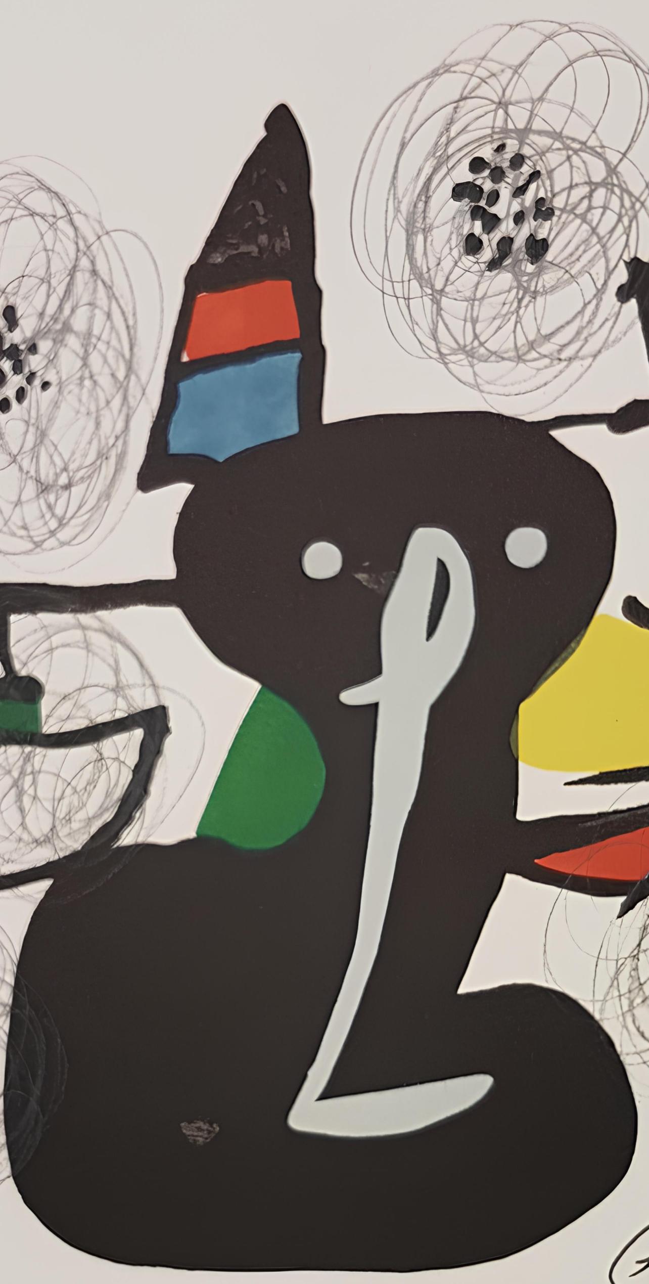 Composition (Mourlot 1212-1225; Cramer 248), La mélodie acide, Joan Miró For Sale 1