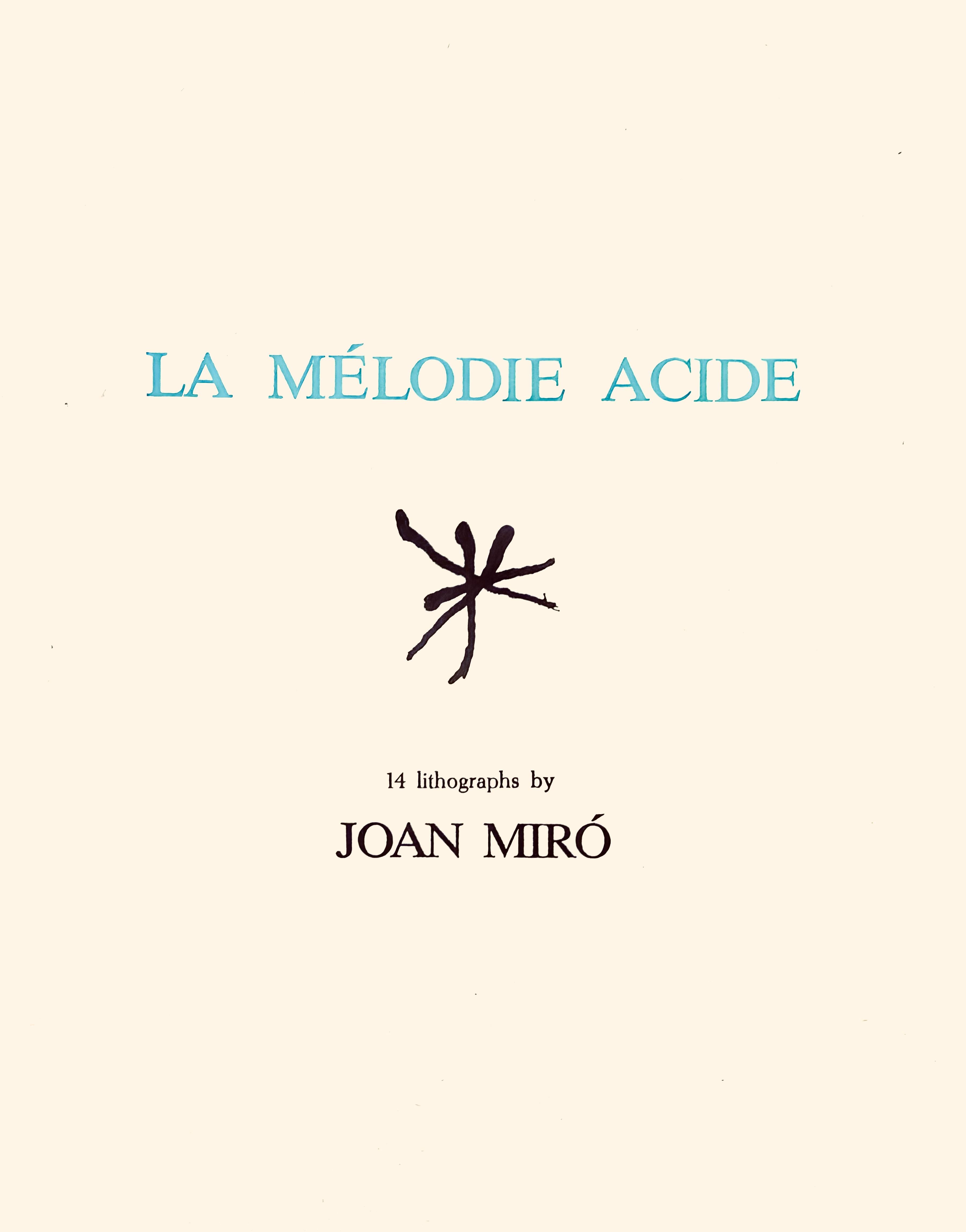 Composition (Mourlot 1212-1225 ; Cramer 248), La mélodie acide, Joan Miró en vente 4