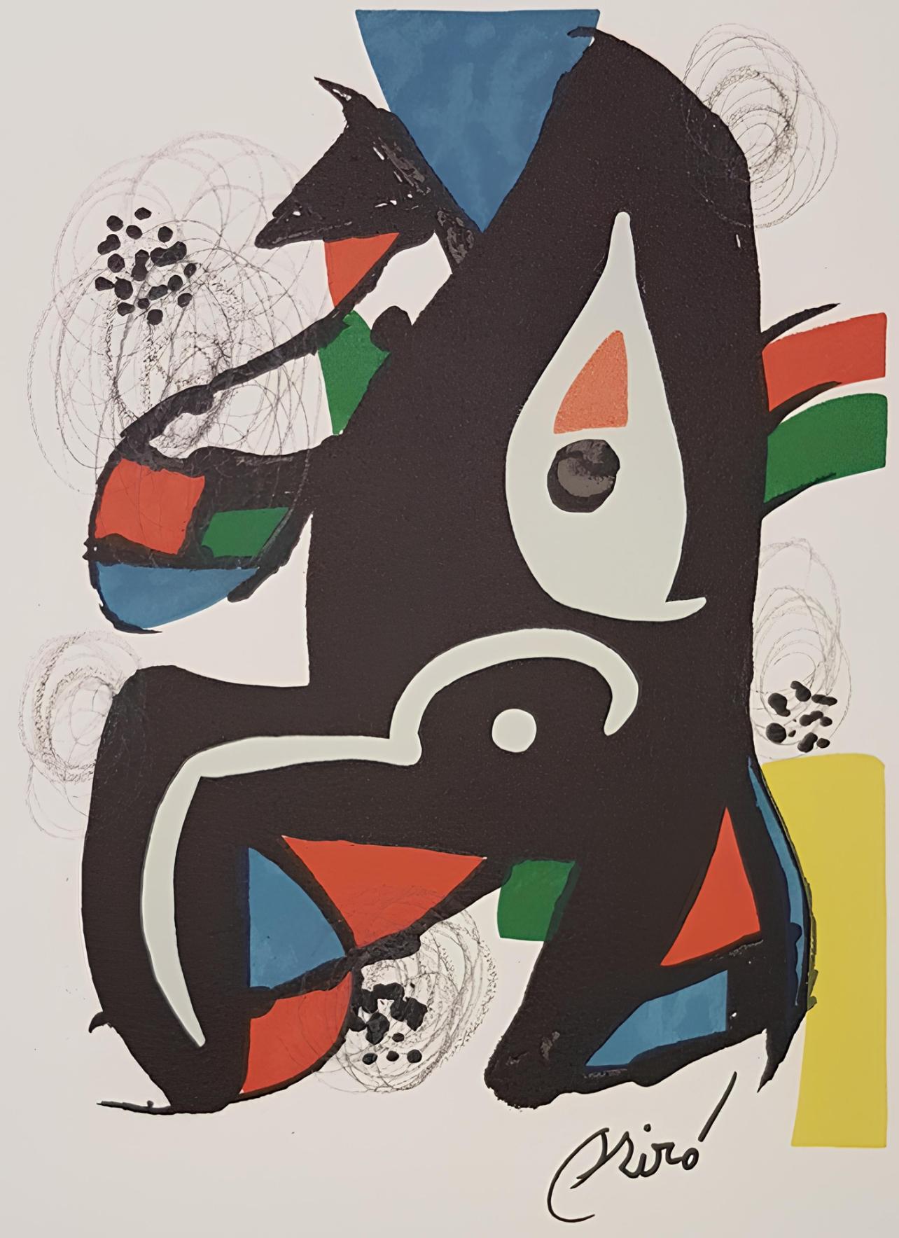Lithograph on vélin d’Arches paper. Signed in the plate, as issued. Good condition. Notes: From the folio, La mélodie acide, 14 lithographies originales de Joan Miró, 1980. Published by Au Pont des Arts, Paris, and Galerie Lucie Weill, Paris;