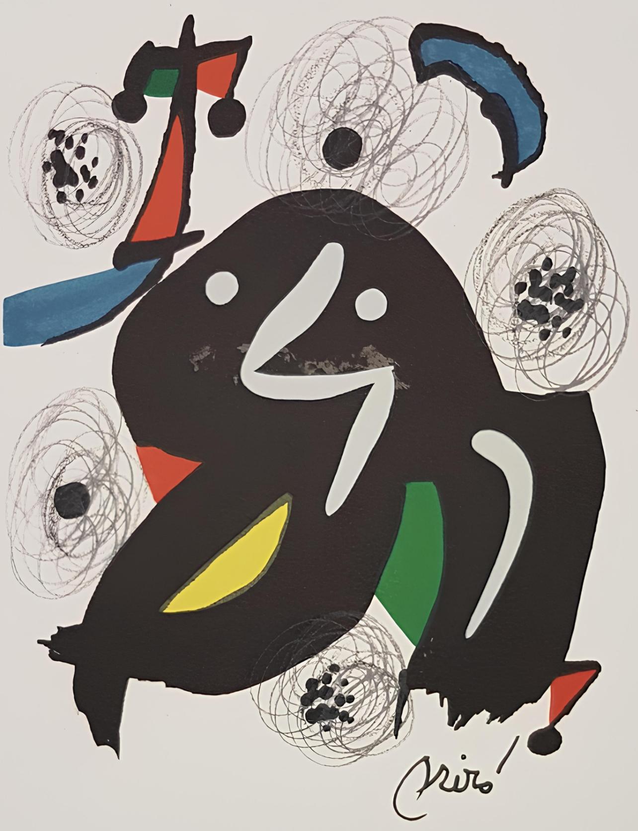 Lithograph on vélin d’Arches paper. Signed in the plate, as issued. Good condition. Notes: From the folio, La mélodie acide, 14 lithographies originales de Joan Miró, 1980. Published by Au Pont des Arts, Paris, and Galerie Lucie Weill, Paris;