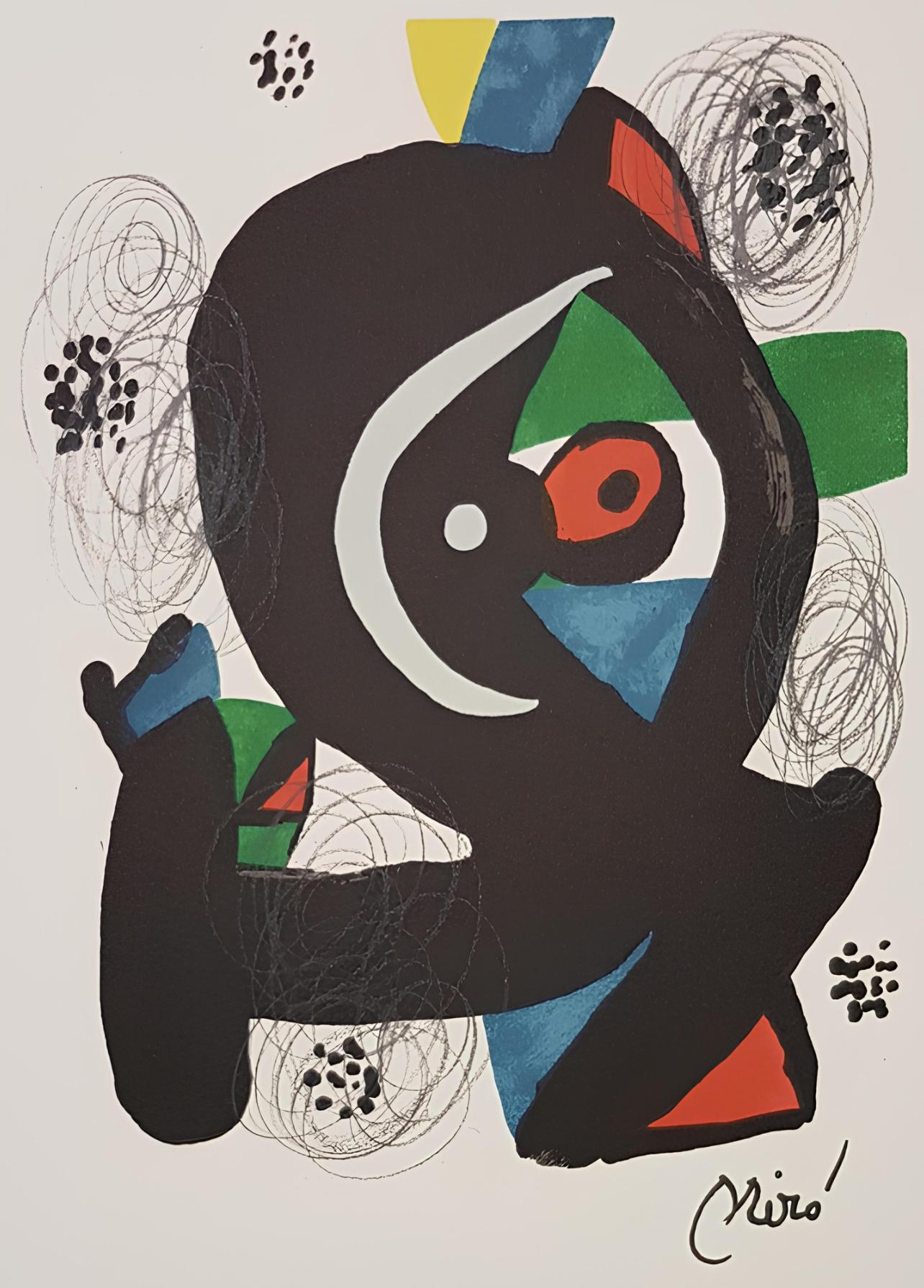 Litografía sobre papel vélin d'Arches. Firmado en la plancha, tal como se emitió. Buen estado. Notas: Del folio, La mélodie acide, 14 litographies originales de Joan Miró, 1980. Publicado por Au Pont des Arts, París, y Galerie Lucie Weill, París;