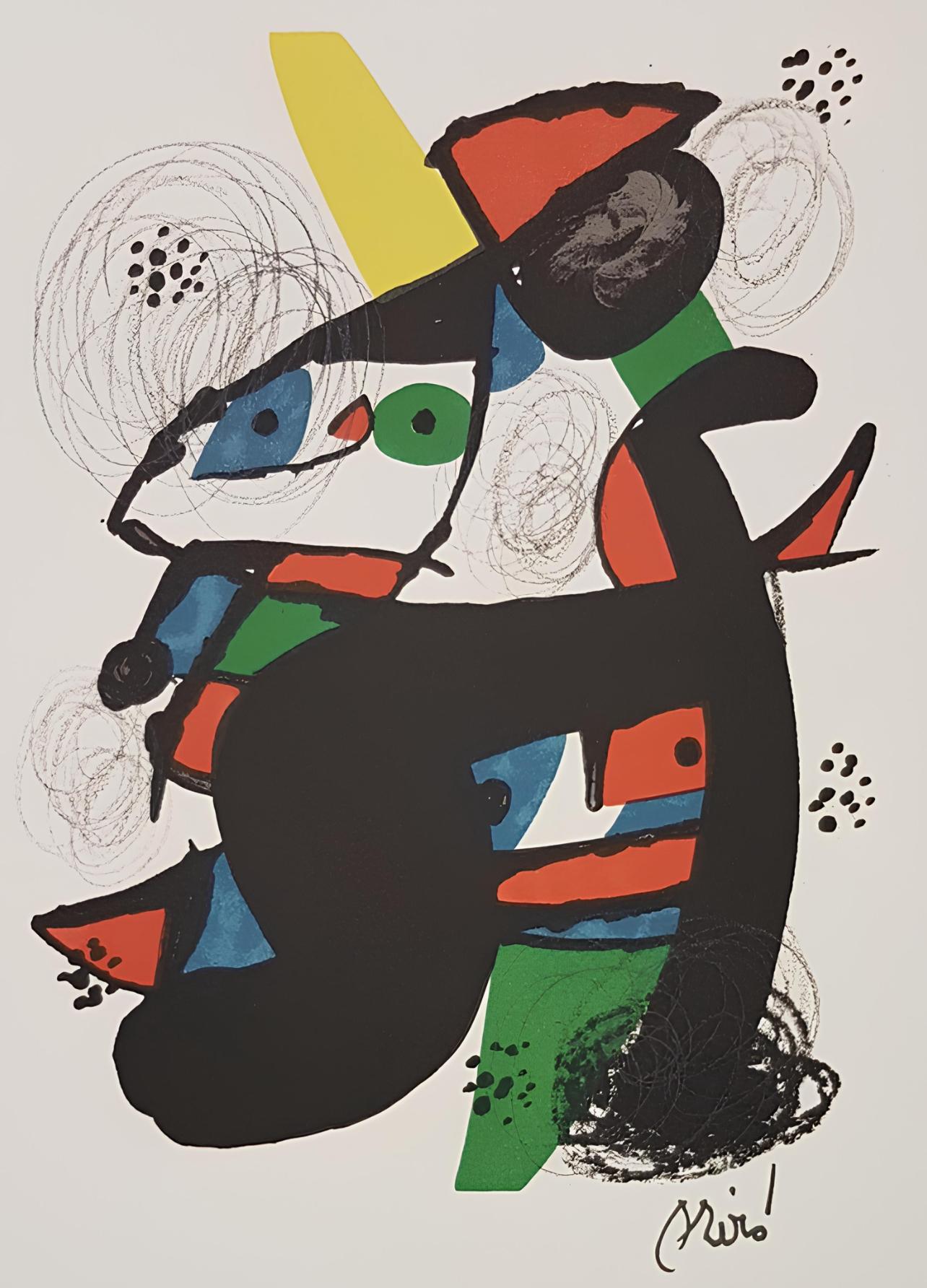 Lithograph on vélin d’Arches paper. Signed in the plate, as issued. Good condition. Notes: From the folio, La mélodie acide, 14 lithographies originales de Joan Miró, 1980. Published by Au Pont des Arts, Paris, and Galerie Lucie Weill, Paris;