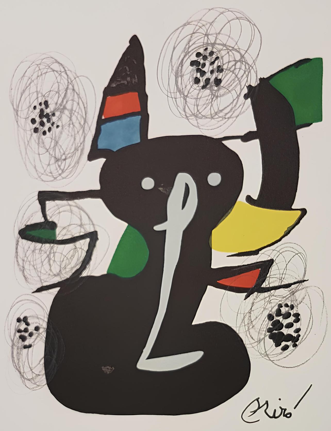 Lithograph on vélin d’Arches paper. Signed in the plate, as issued. Good condition. Notes: From the folio, La mélodie acide, 14 lithographies originales de Joan Miró, 1980. Published by Au Pont des Arts, Paris, and Galerie Lucie Weill, Paris;