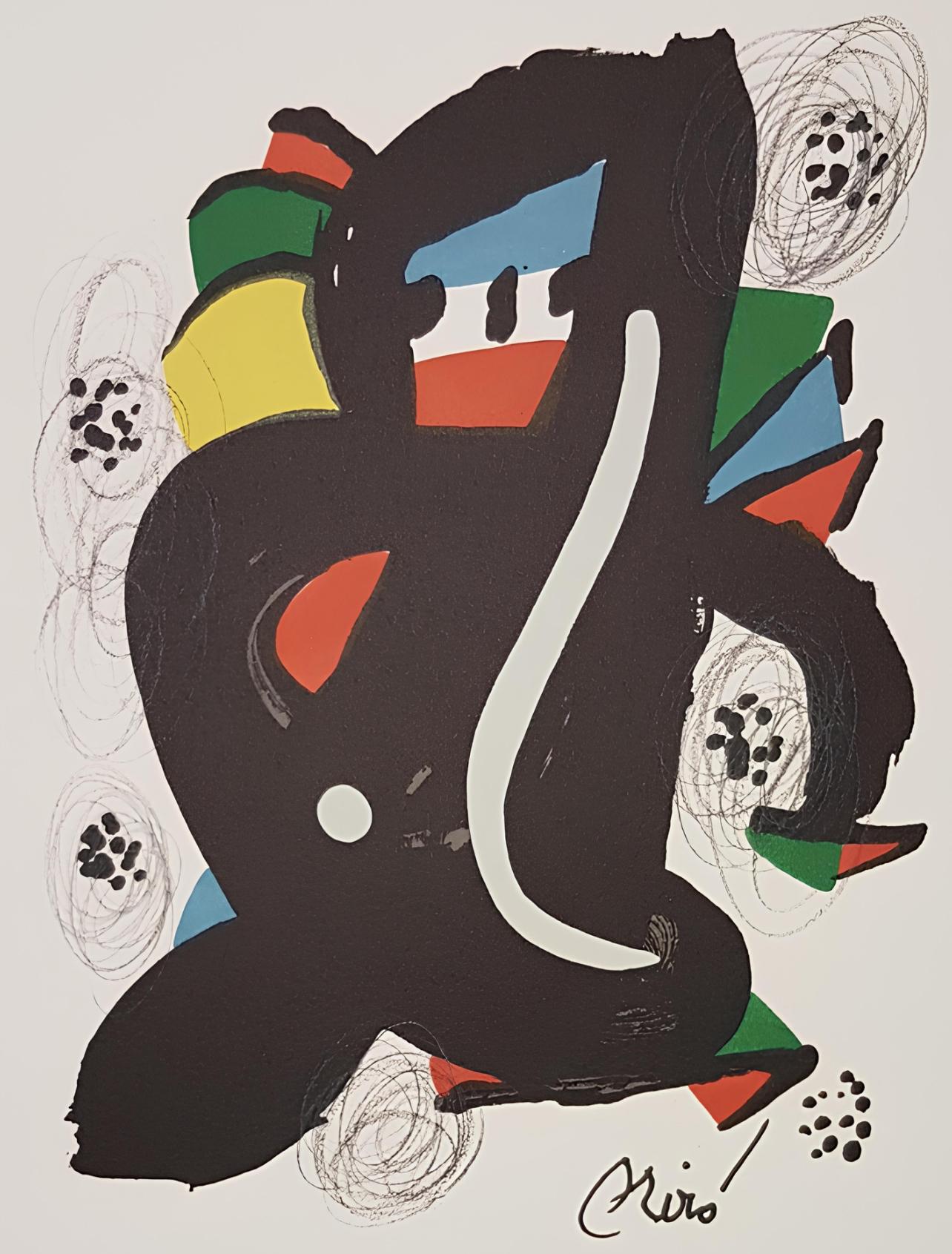 Lithograph on vélin d’Arches paper. Signed in the plate, as issued. Good condition. Notes: From the folio, La mélodie acide, 14 lithographies originales de Joan Miró, 1980. Published by Au Pont des Arts, Paris, and Galerie Lucie Weill, Paris;