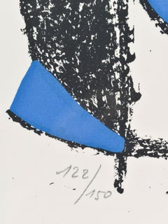 Composition pour Miró lirhographe, no 12, 1975 by Joan Miró
