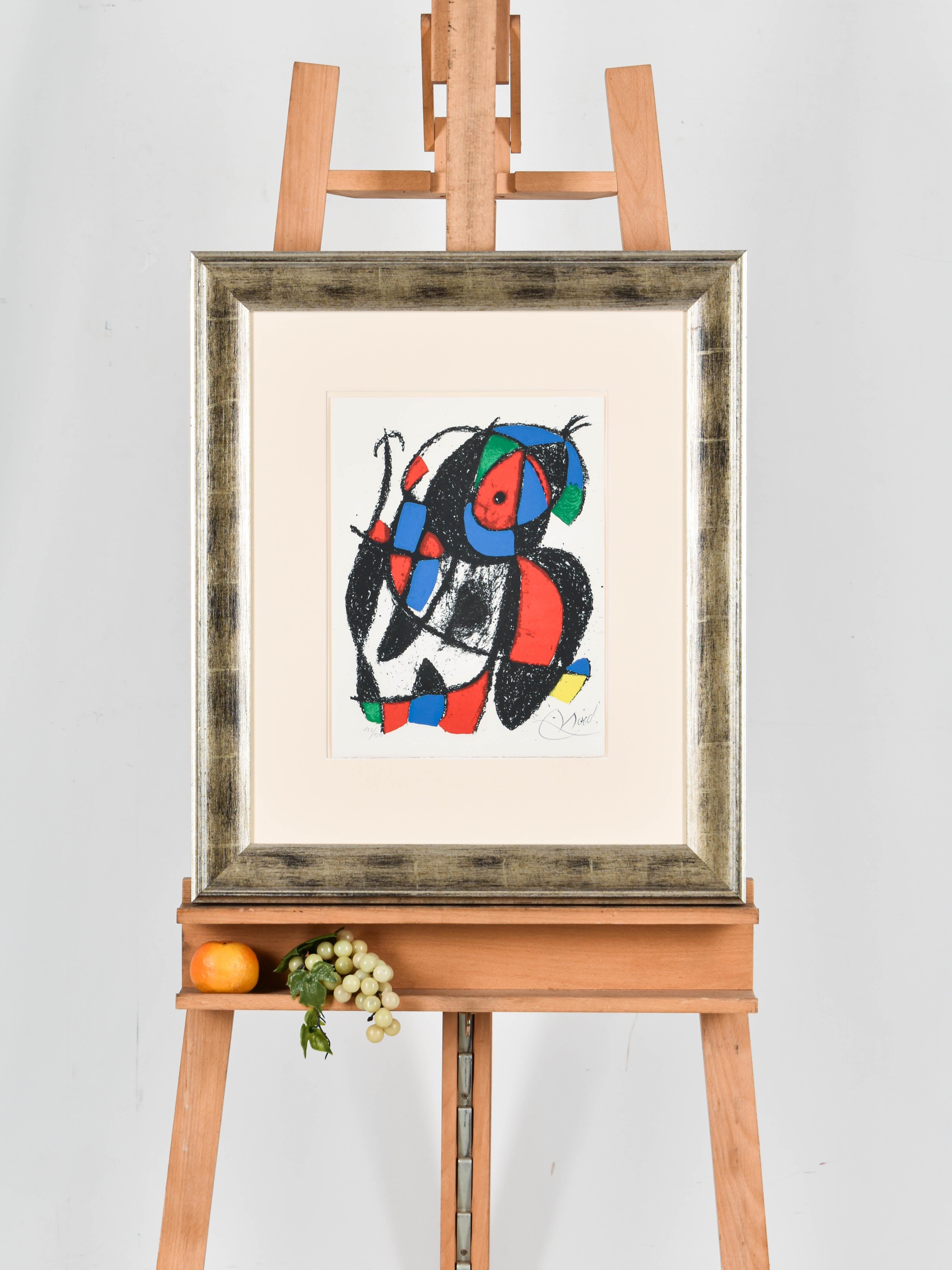 Composition pour Miró lirhographe, no 12, 1975 by Joan Miró For Sale 3