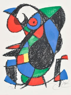 Composition pour Miró lirhographe, no 12, 1975 by Joan Miró