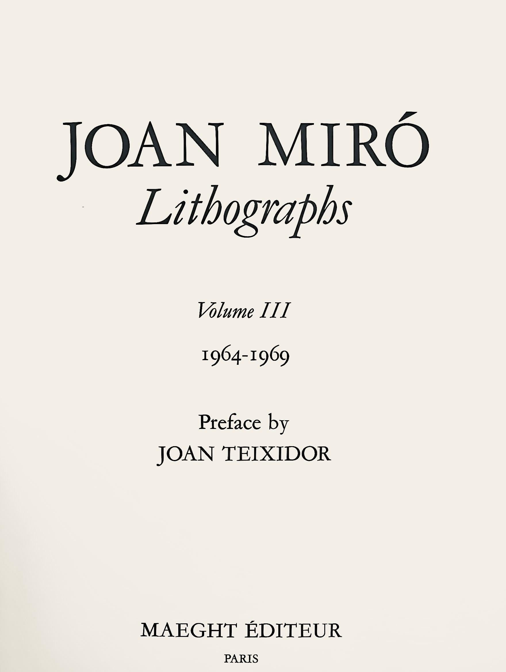 Composition V (Cramer 230; Mourlot 1117), Joan Miró Lithographs en venta 4